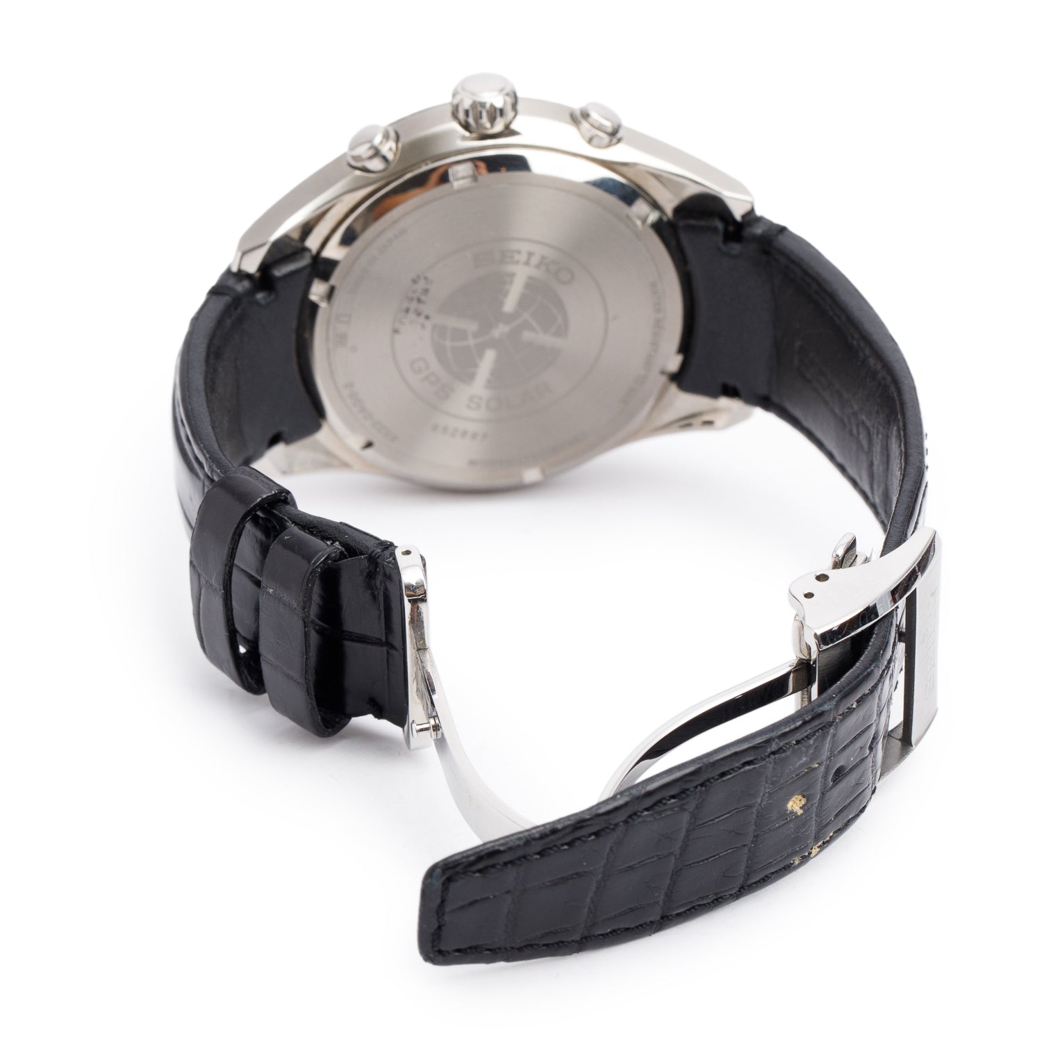 Seiko Titanium Limited Edition Astron GPS Solar World-Time 45 MM Quartz Watch White Dial SSE093 w/ Box & Papers