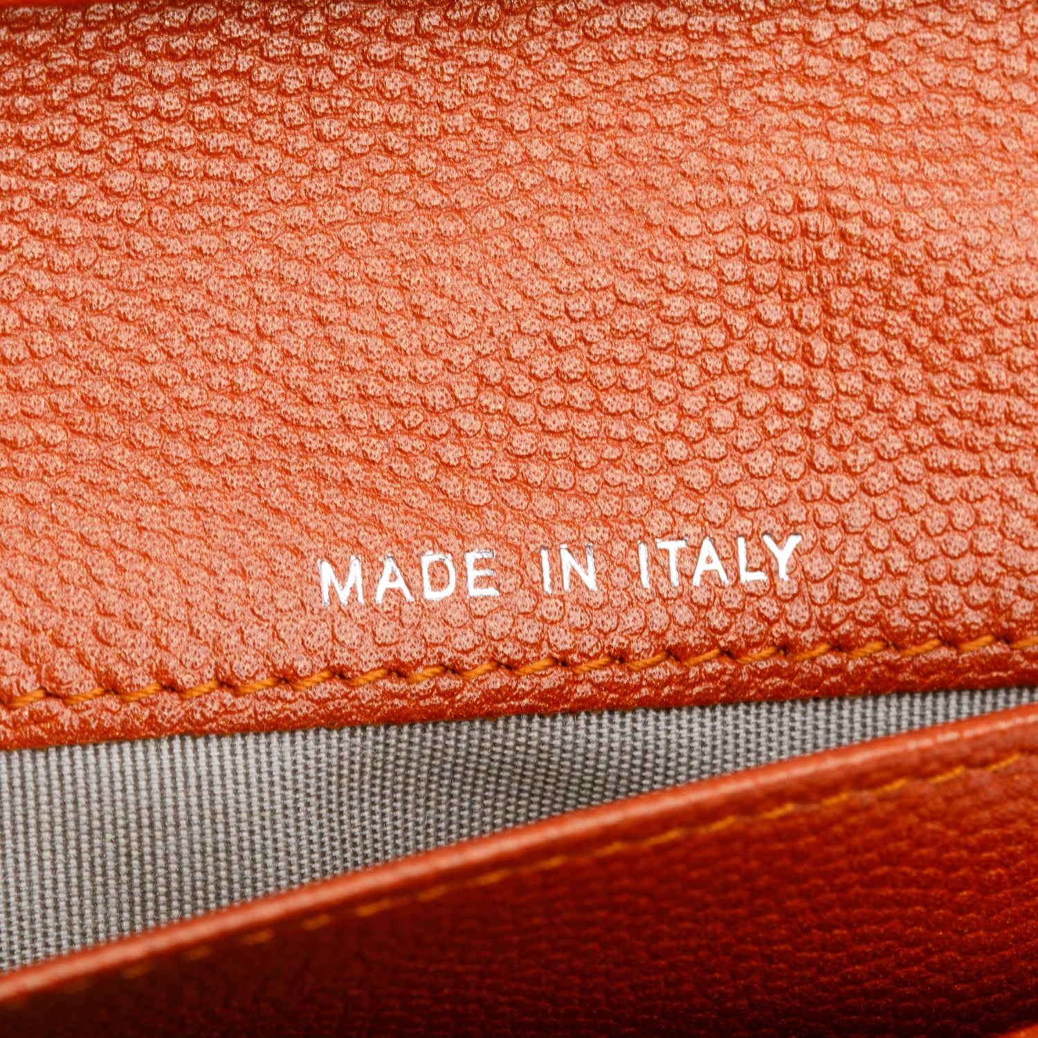 Chanel Orange Caviar Long Flap Wallet