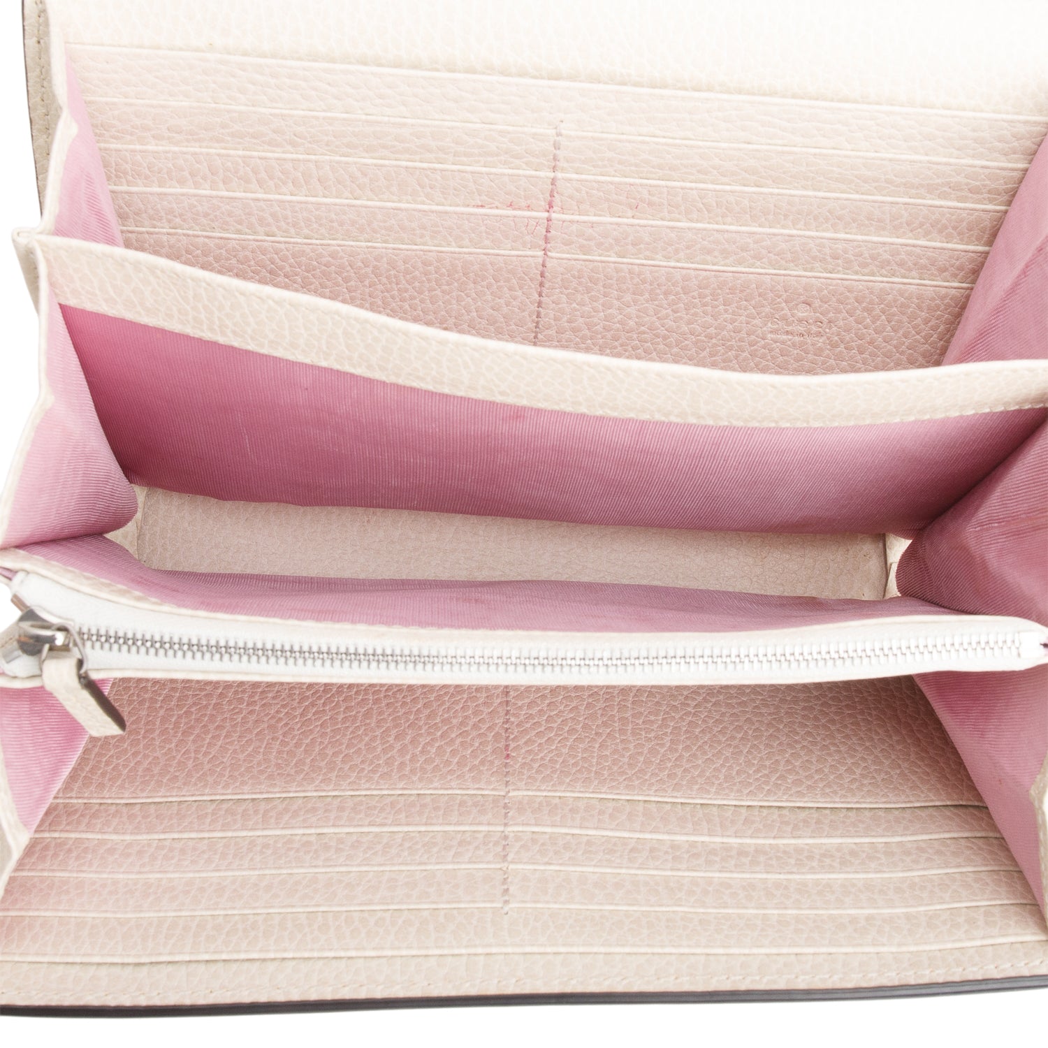 Gucci Cream Leather Mini Dionysus Wallet on Chain