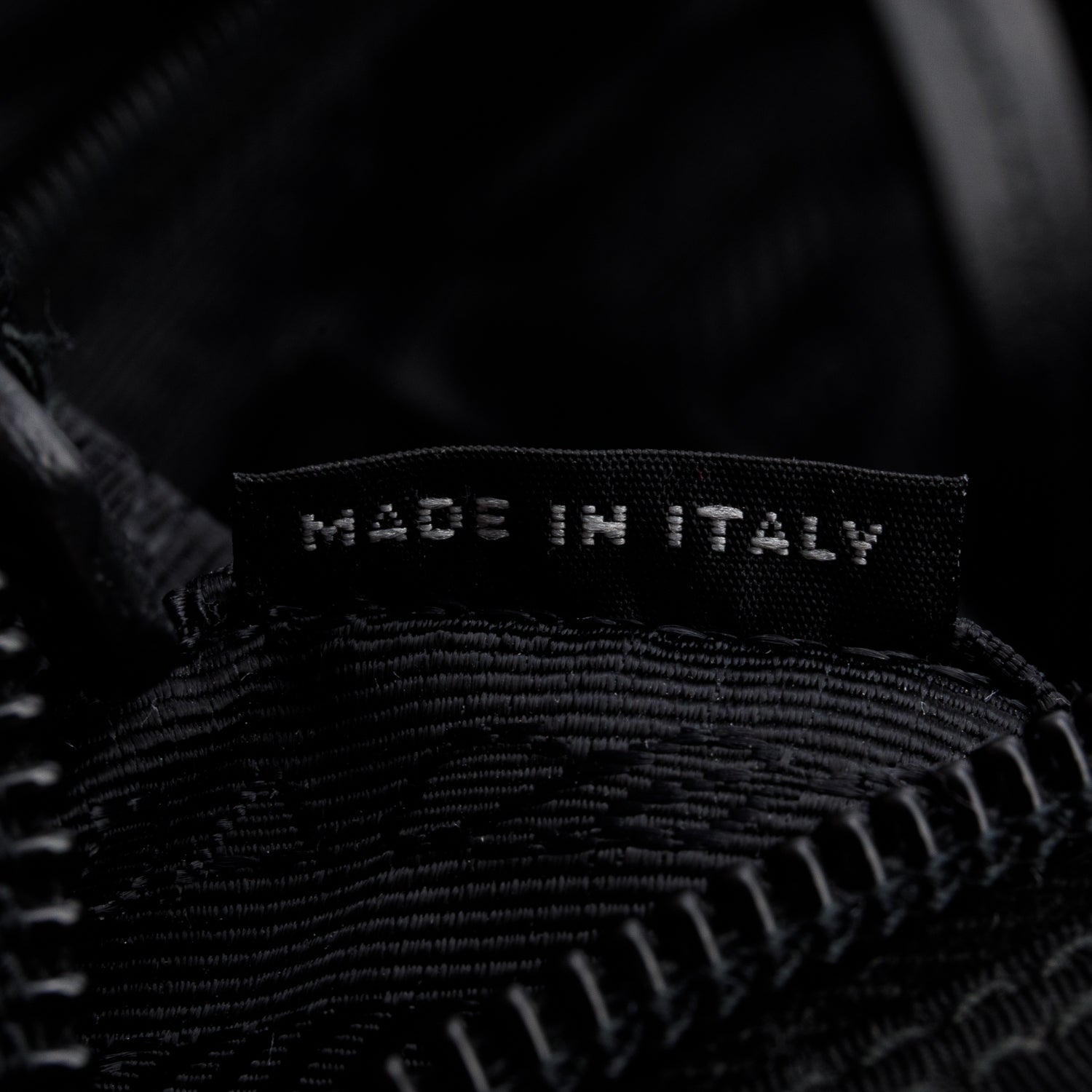 Prada Black Tessuto Nylon Studded New Vela Shoulder Bag