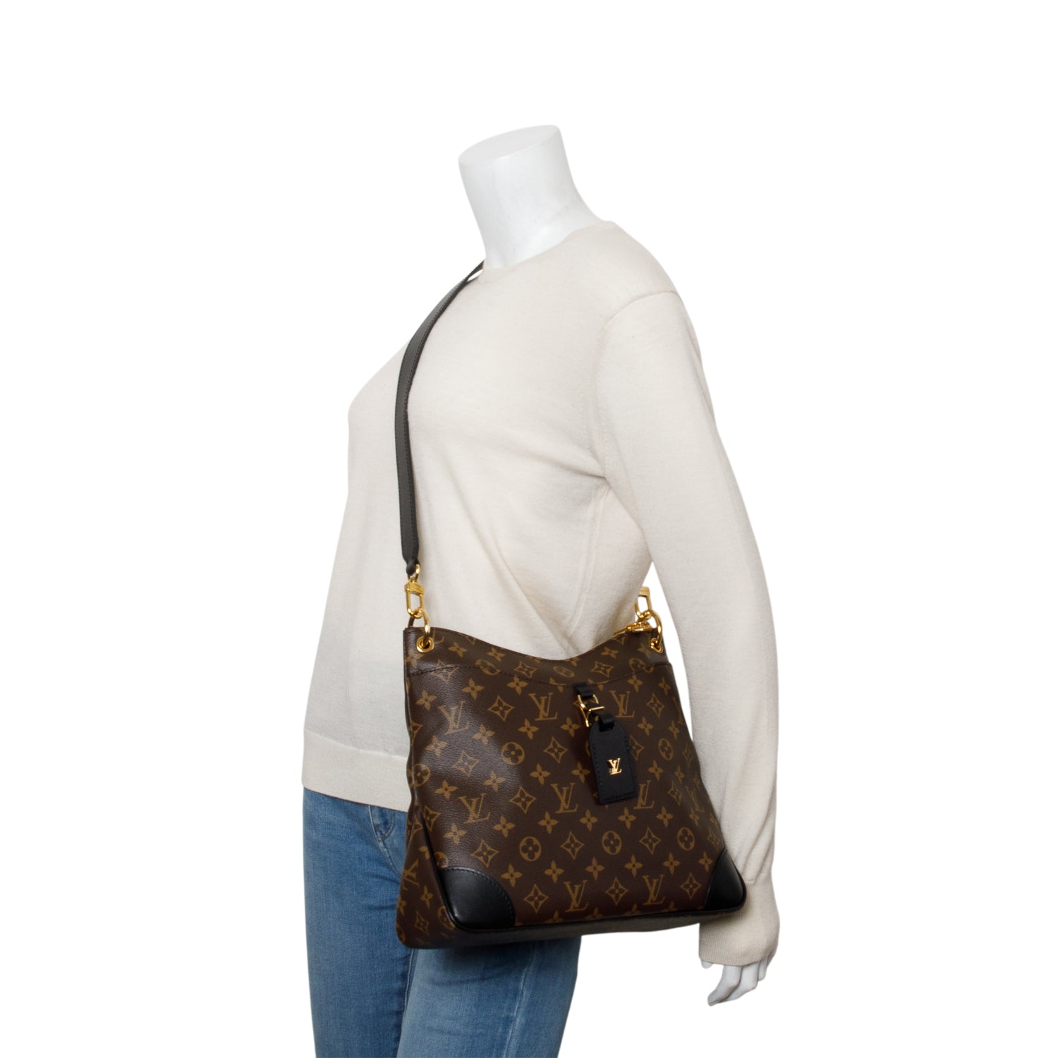 Louis Vuitton Brown Monogram Odeon PM w/ Box