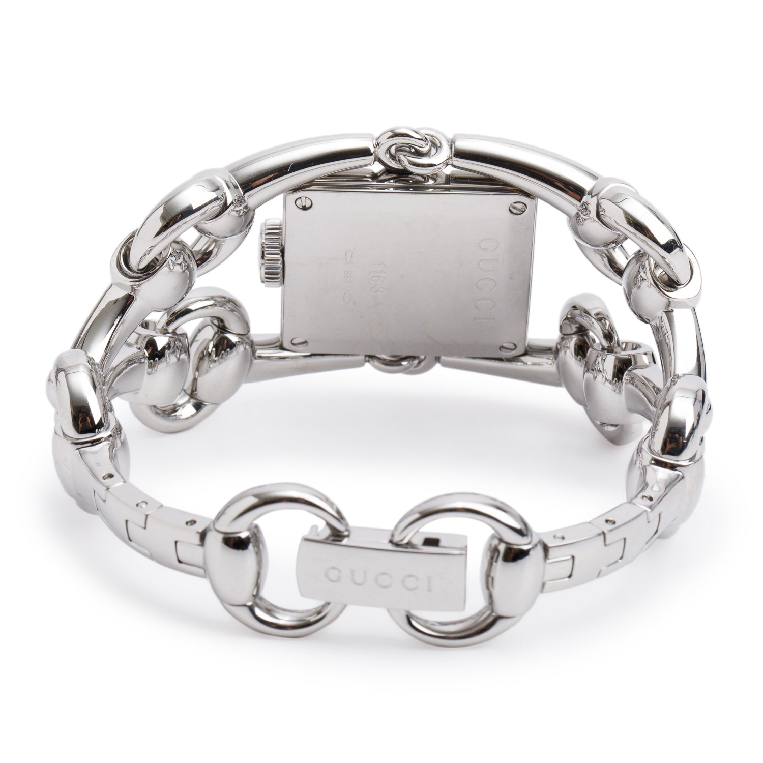 Gucci Stainless Steel Signoria Watch Blue Mother of Pearl Dial 116.3