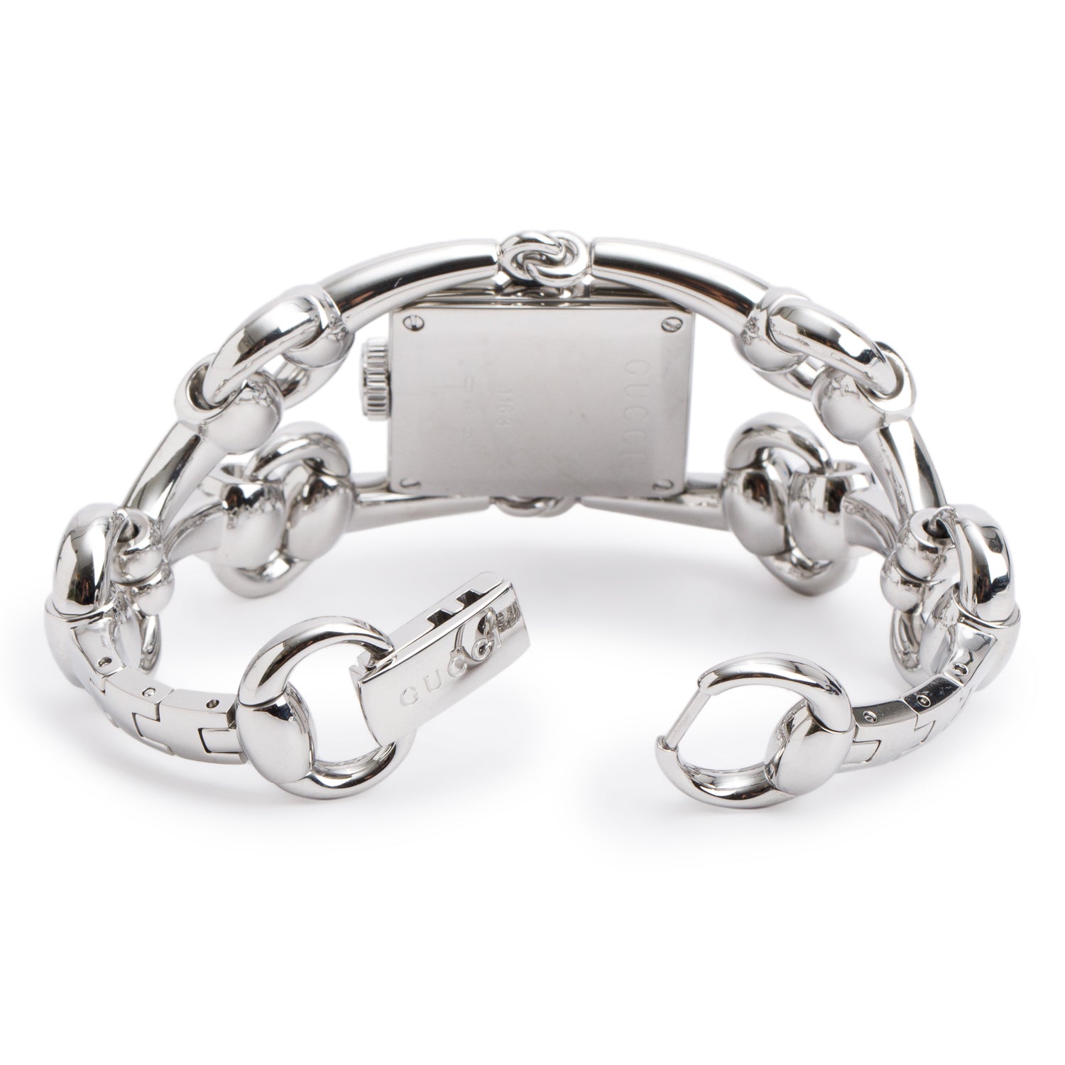 Gucci Stainless Steel Signoria Watch Blue Mother of Pearl Dial 116.3