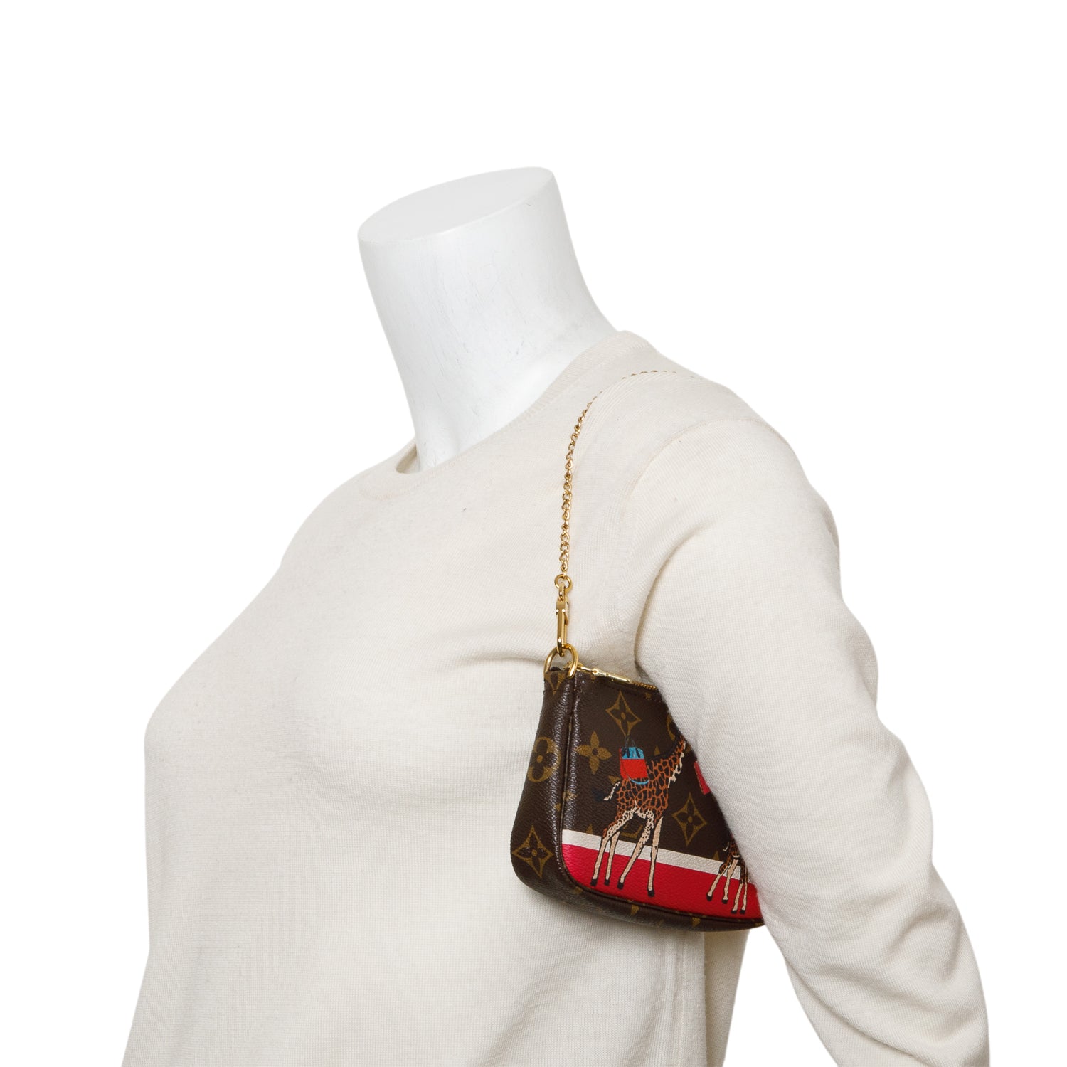 Louis Vuitton Monogram Christmas Animation Mini Pochette Accessories