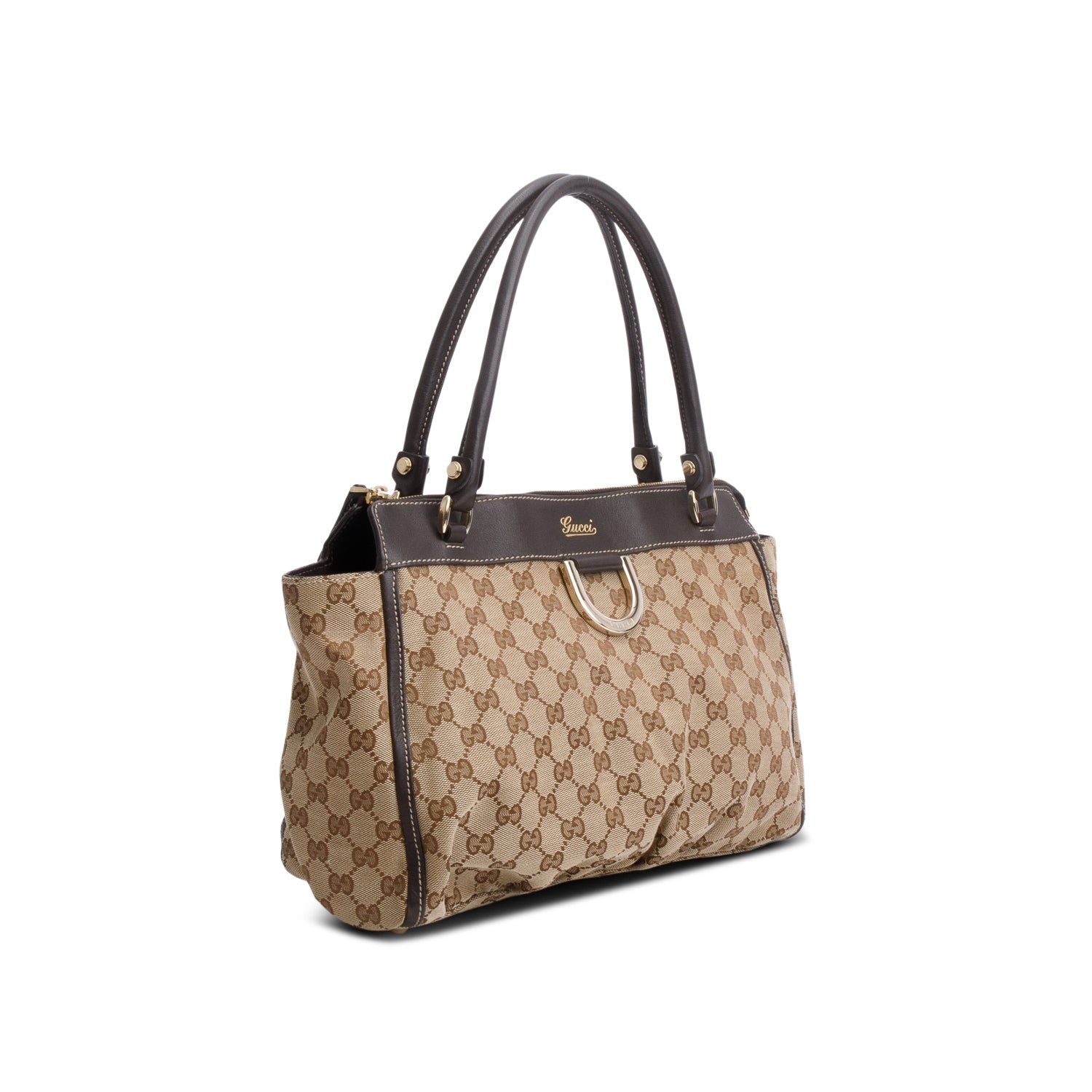 Gucci Monogram D-Ring Tote