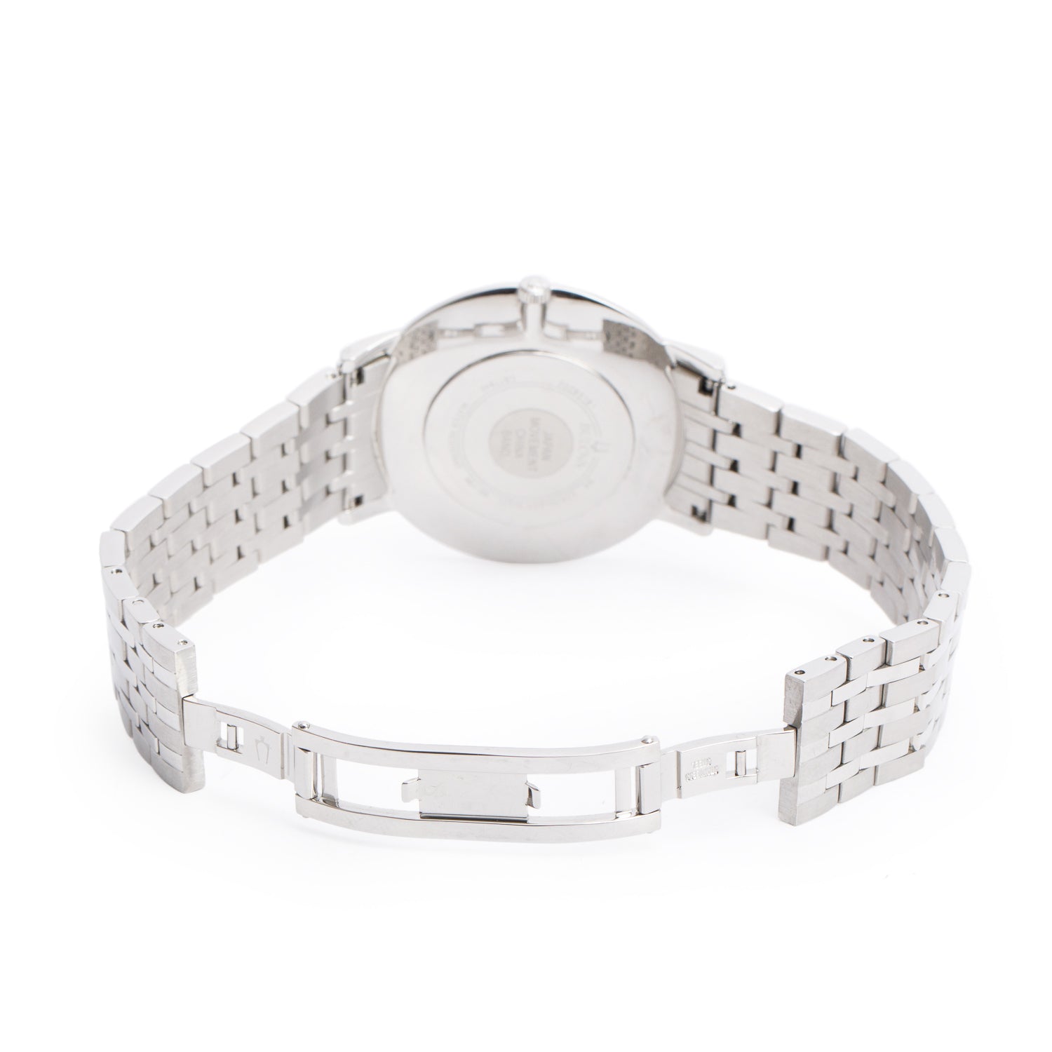 Bulova 2022 Stainless Steel Classic 40 MM Quartz Watch Blue Dial 96A188 w/ Box & Papers