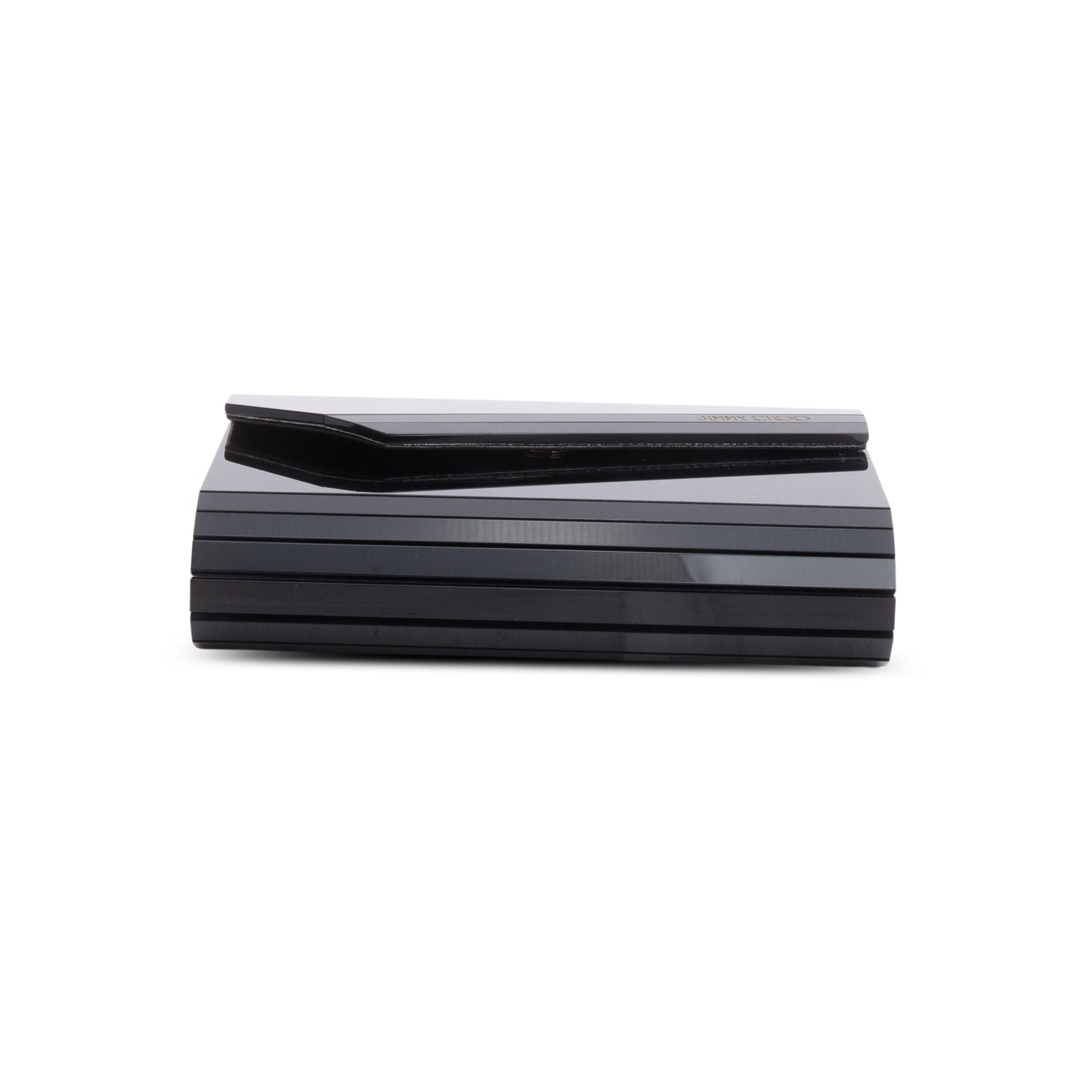 Jimmy Choo Black Acrylic Candy Clutch w/ Box