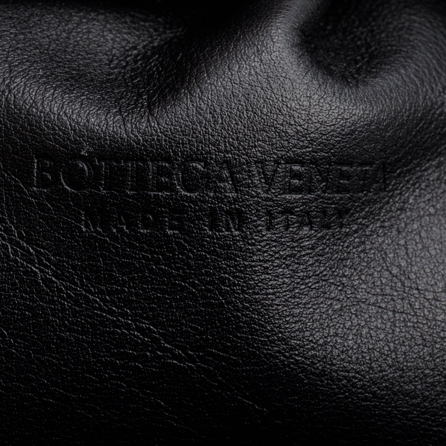Bottega Veneta Black Calfskin Leather The Classic Large Pouch
