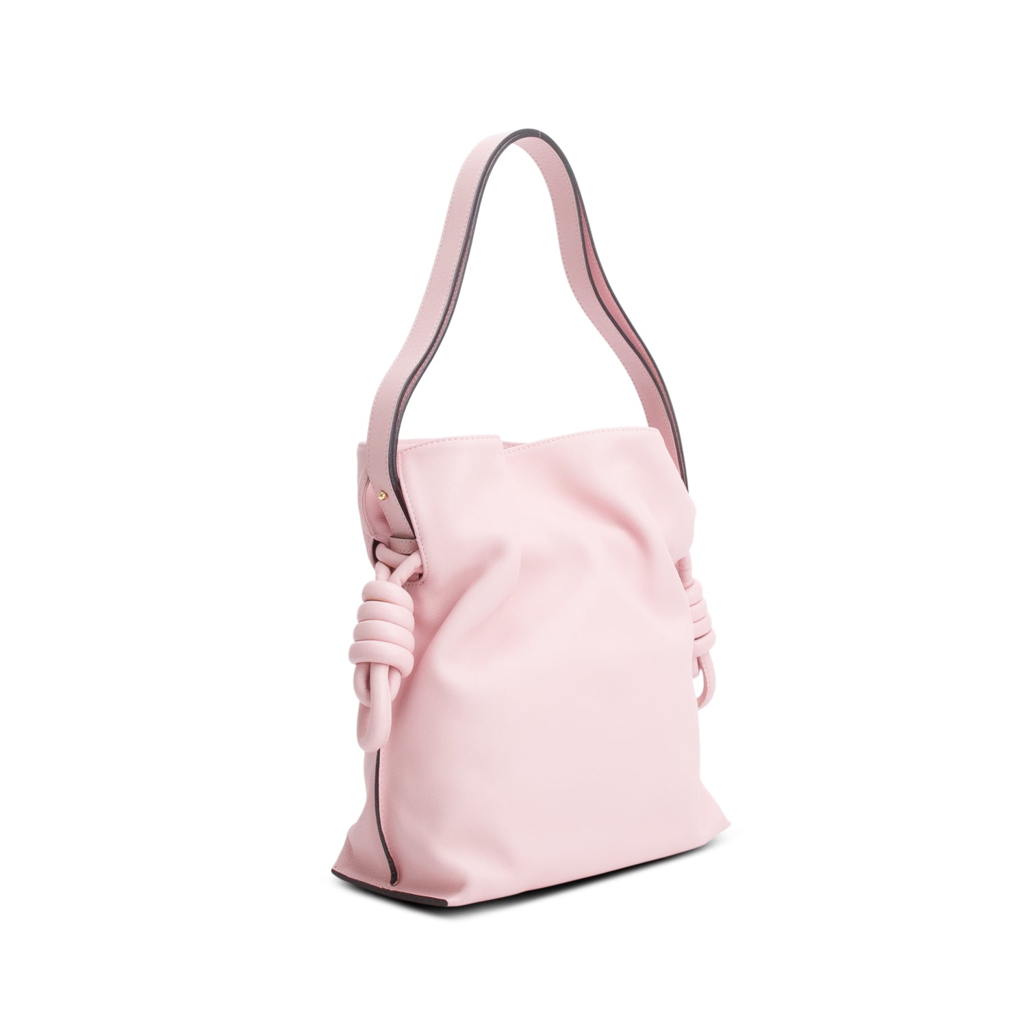 Loewe Pink Nappa Calfskin Small Flamenco Knot Bag