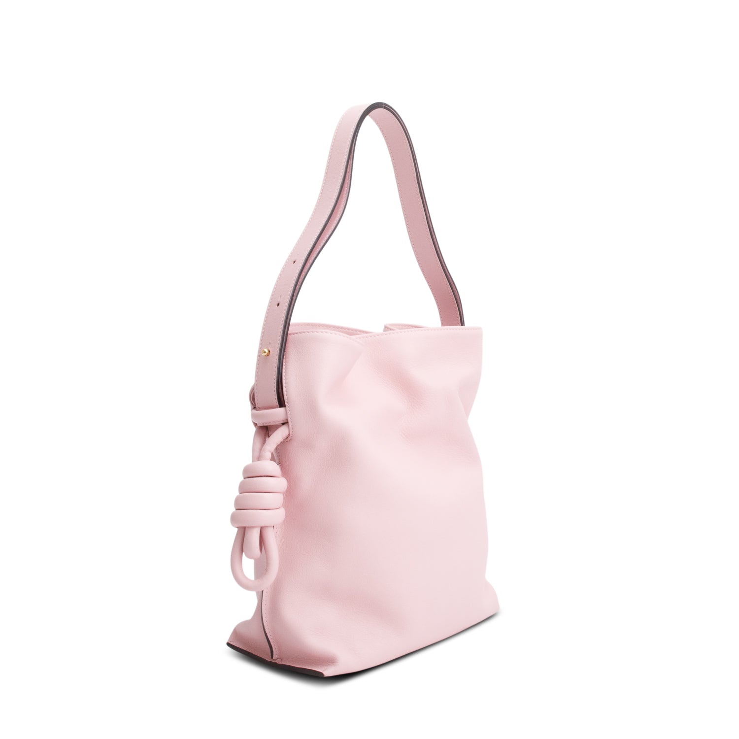 Loewe Pink Nappa Calfskin Small Flamenco Knot Bag