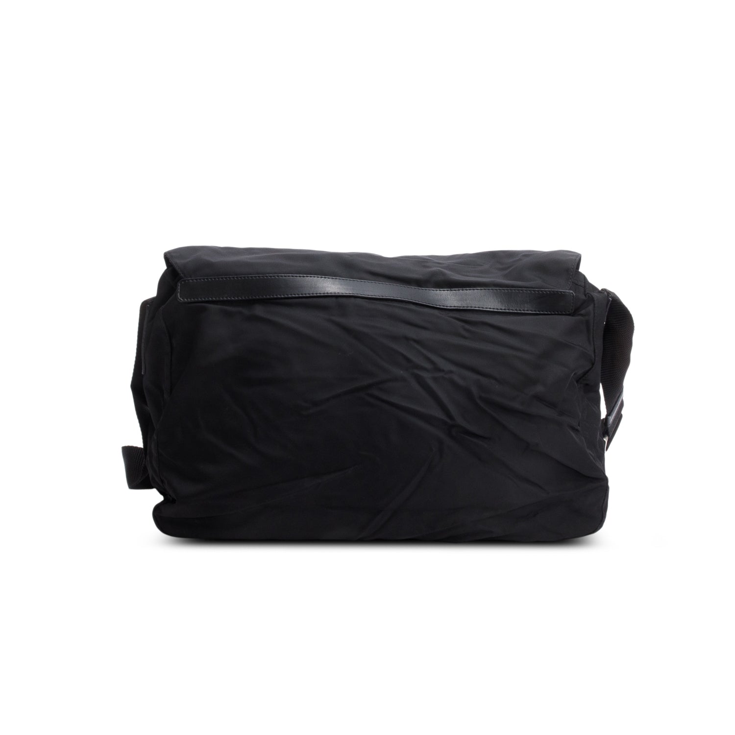 Prada Black Nylon Vela Sport Messenger Bag