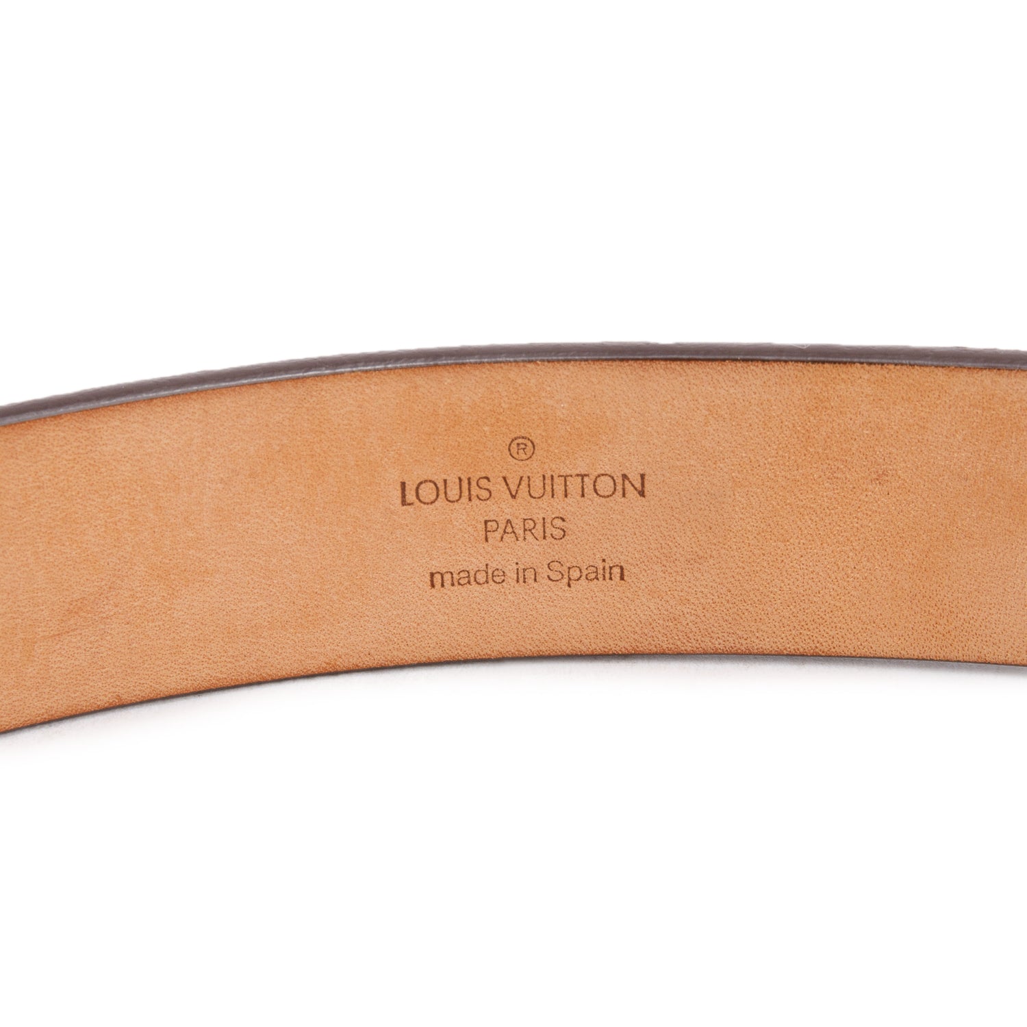 Louis Vuitton Damier Ebene Canvas Ceinture 30 MM Belt w/ Box