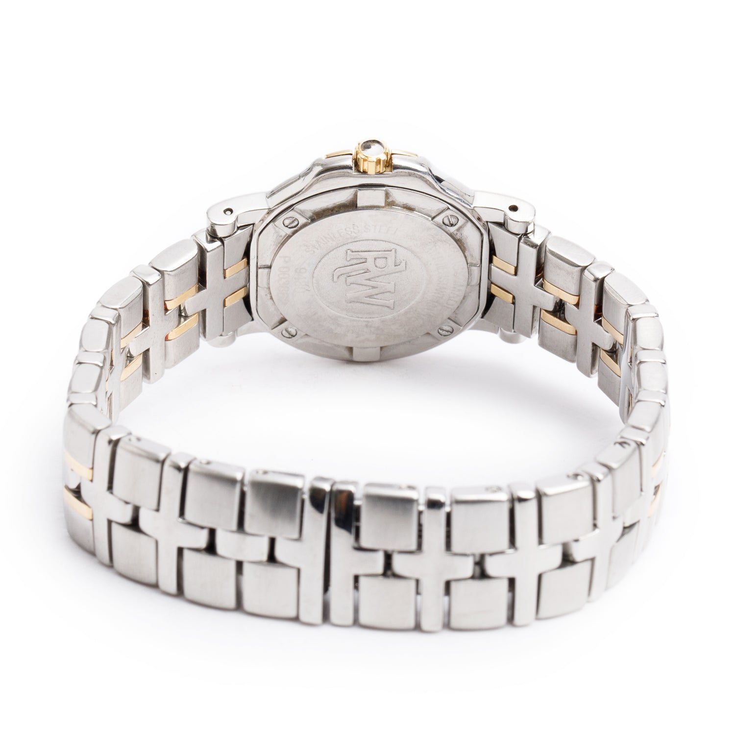 Raymond Weil Two-Tone Stainless Steel Parsifal 27 MM Quartz Watch White Dial 9430