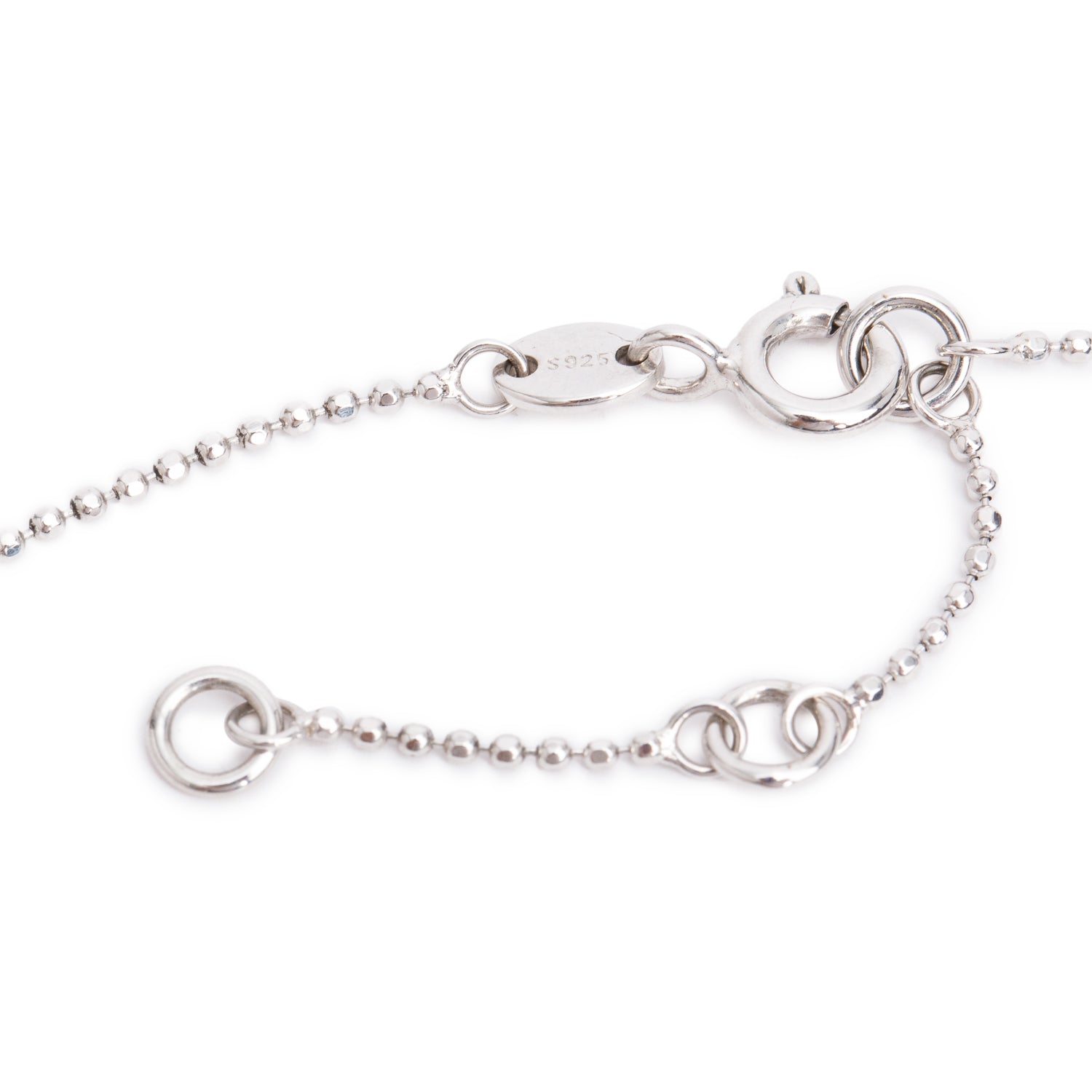 Links of London Sterling Silver Pearl & Blue Diamond Effervescence Pendant Necklace w/ Box