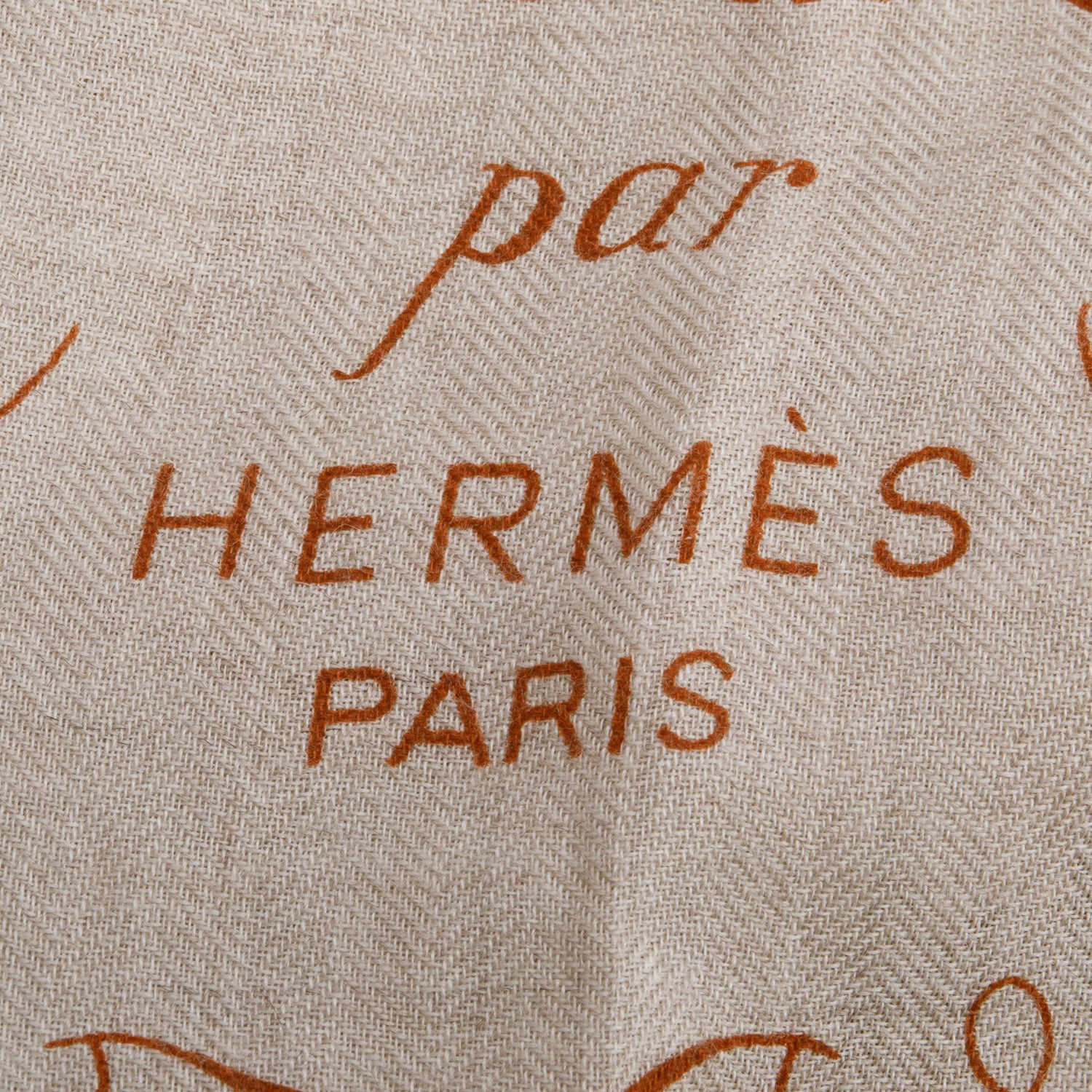 Hermes Beige Multicolor 'Brides de Gala' Cashmere Silk Shawl 140