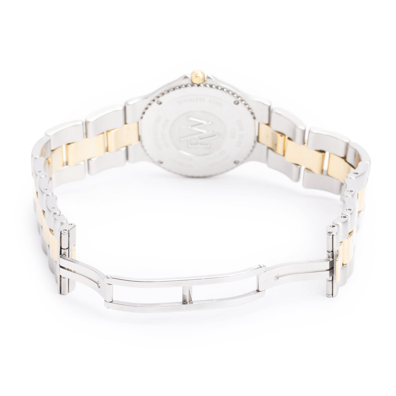 Raymond Weil Two-Tone Stainless Steel Amadeus 200 35 MM Quartz Watch Champaigne Dial 9203