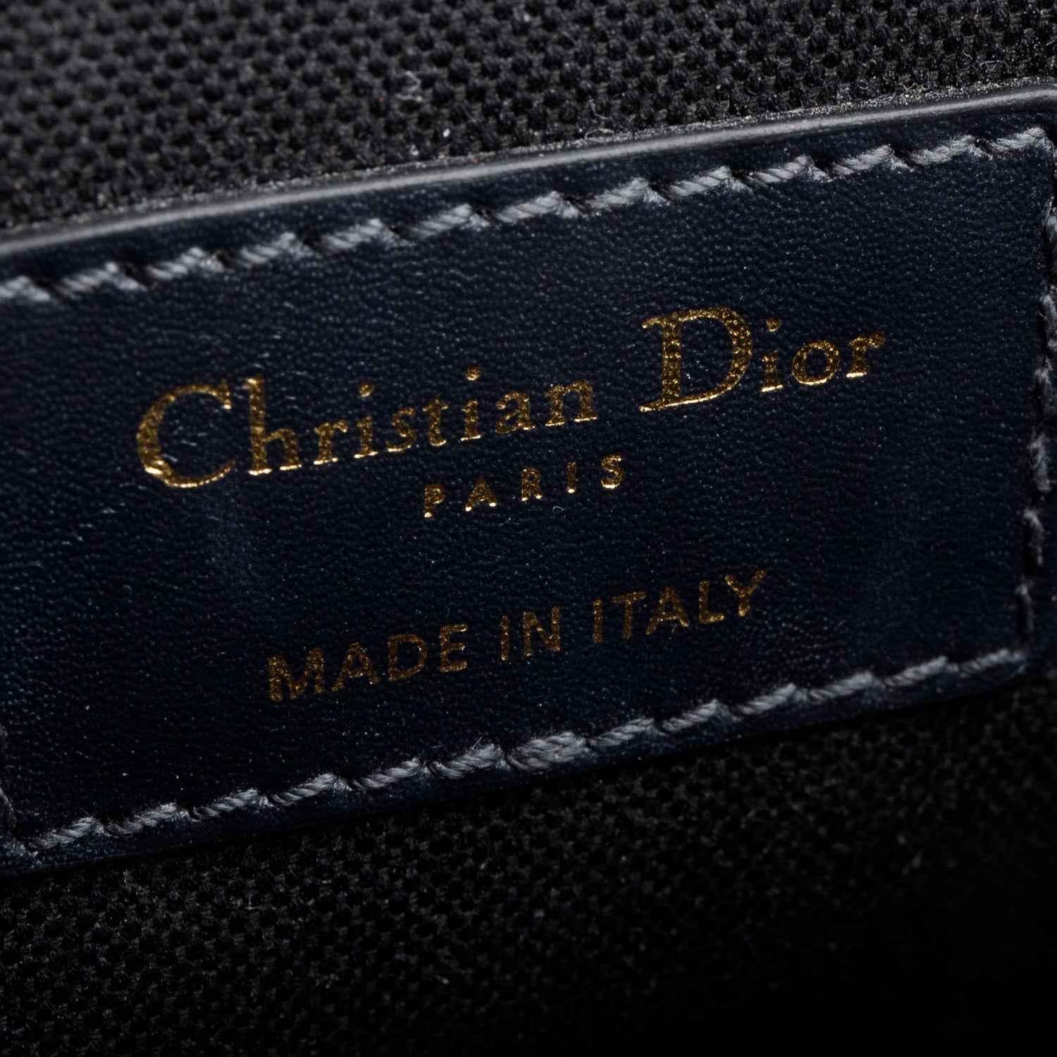 Christian Dior Blue Oblique 30 Montaigne Box Bag w/ Strap & Authenticity Card