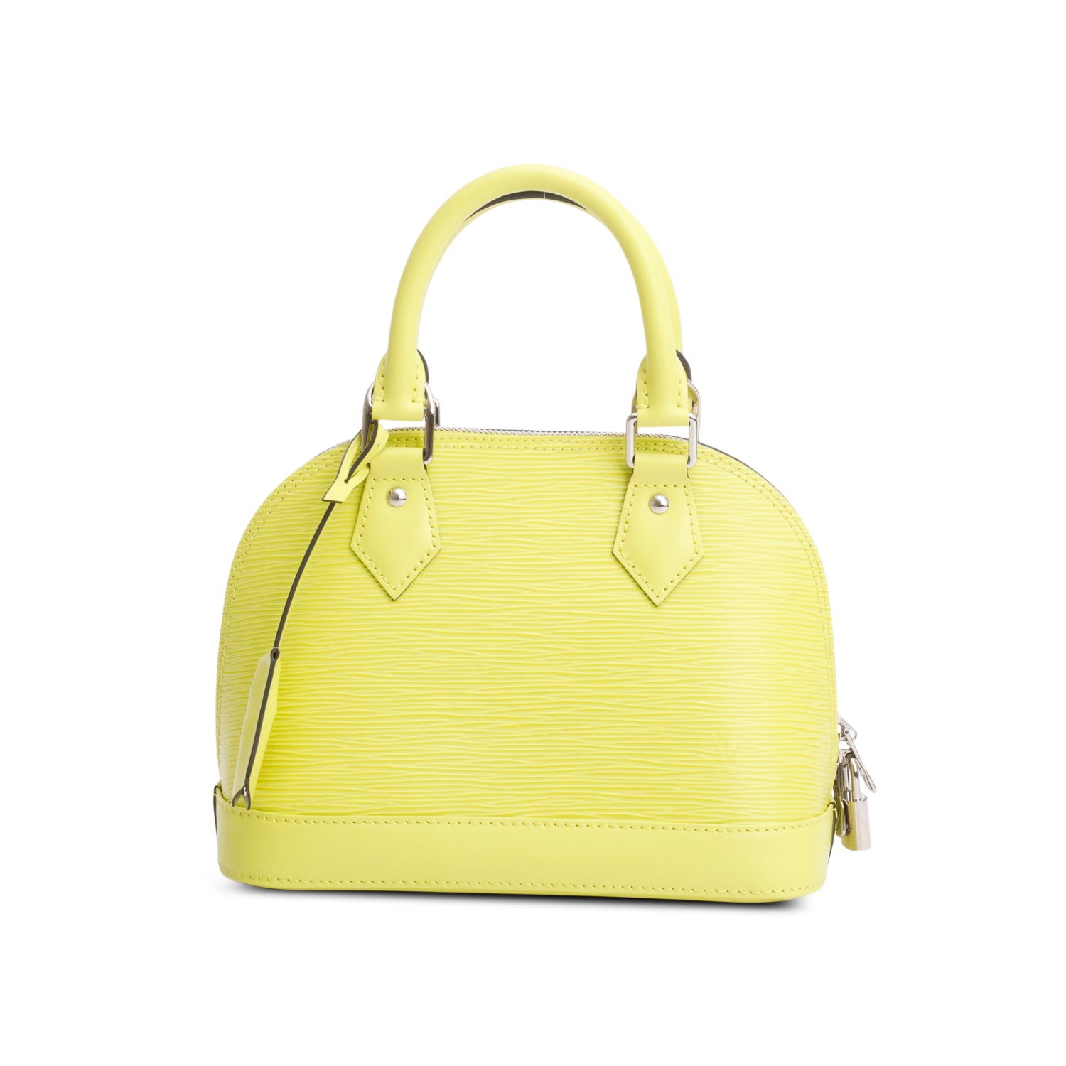 Louis Vuitton Green Epi Leather Alma BB w/ Strap