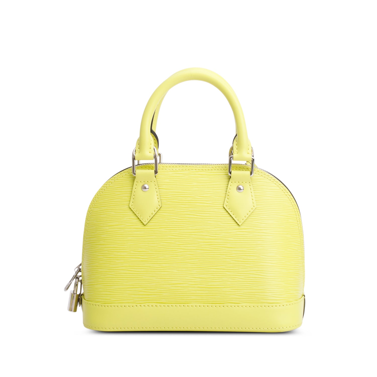 Louis Vuitton Green Epi Leather Alma BB w/ Strap