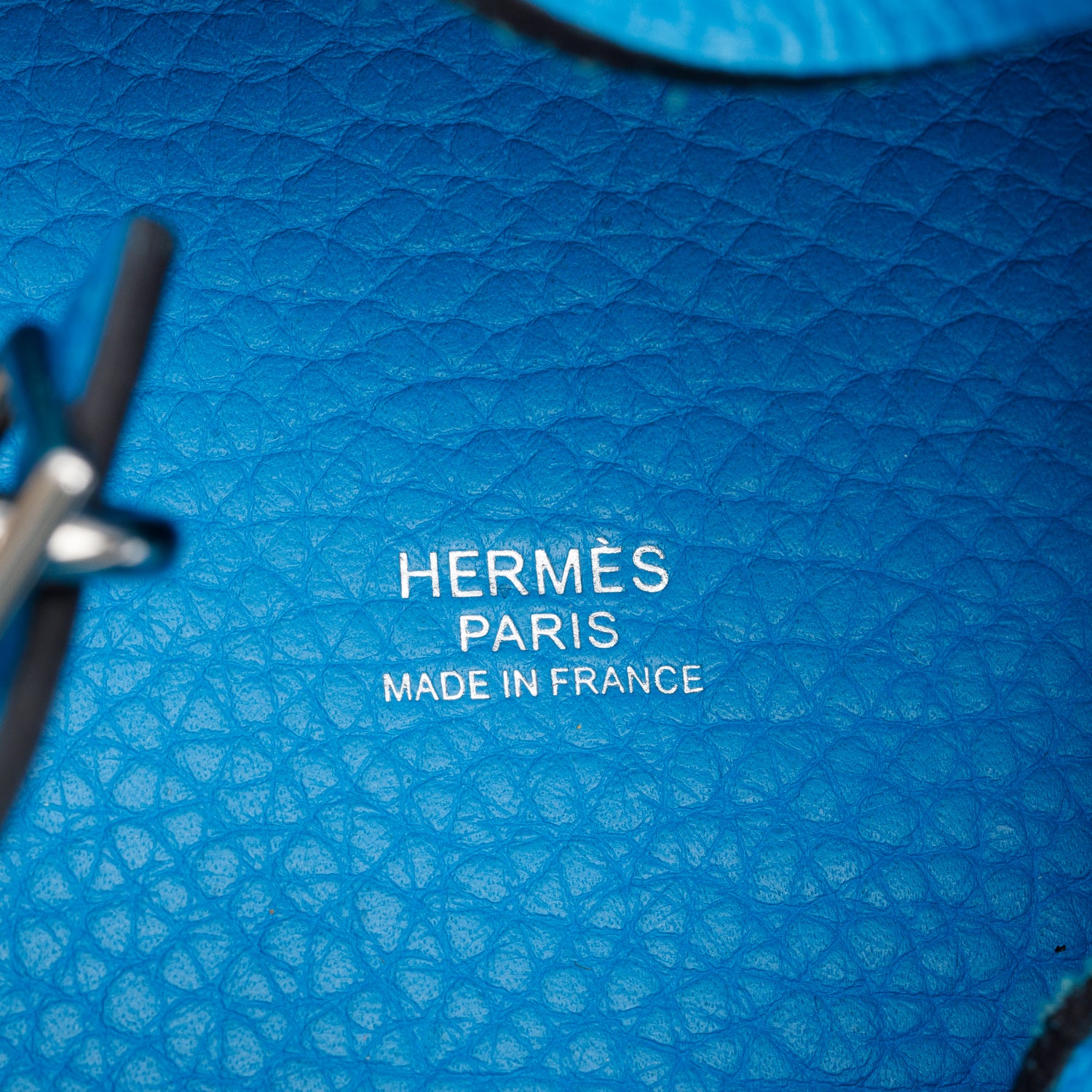 Hermes Bleu Zanzibar Taurillon Clemence Picotin Lock 22