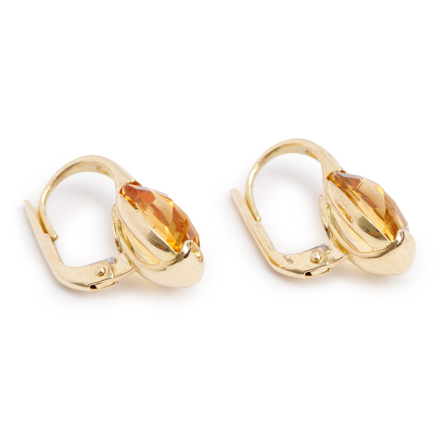 Marco Bicego 18k Yellow Gold Citrine Hoop Earrings
