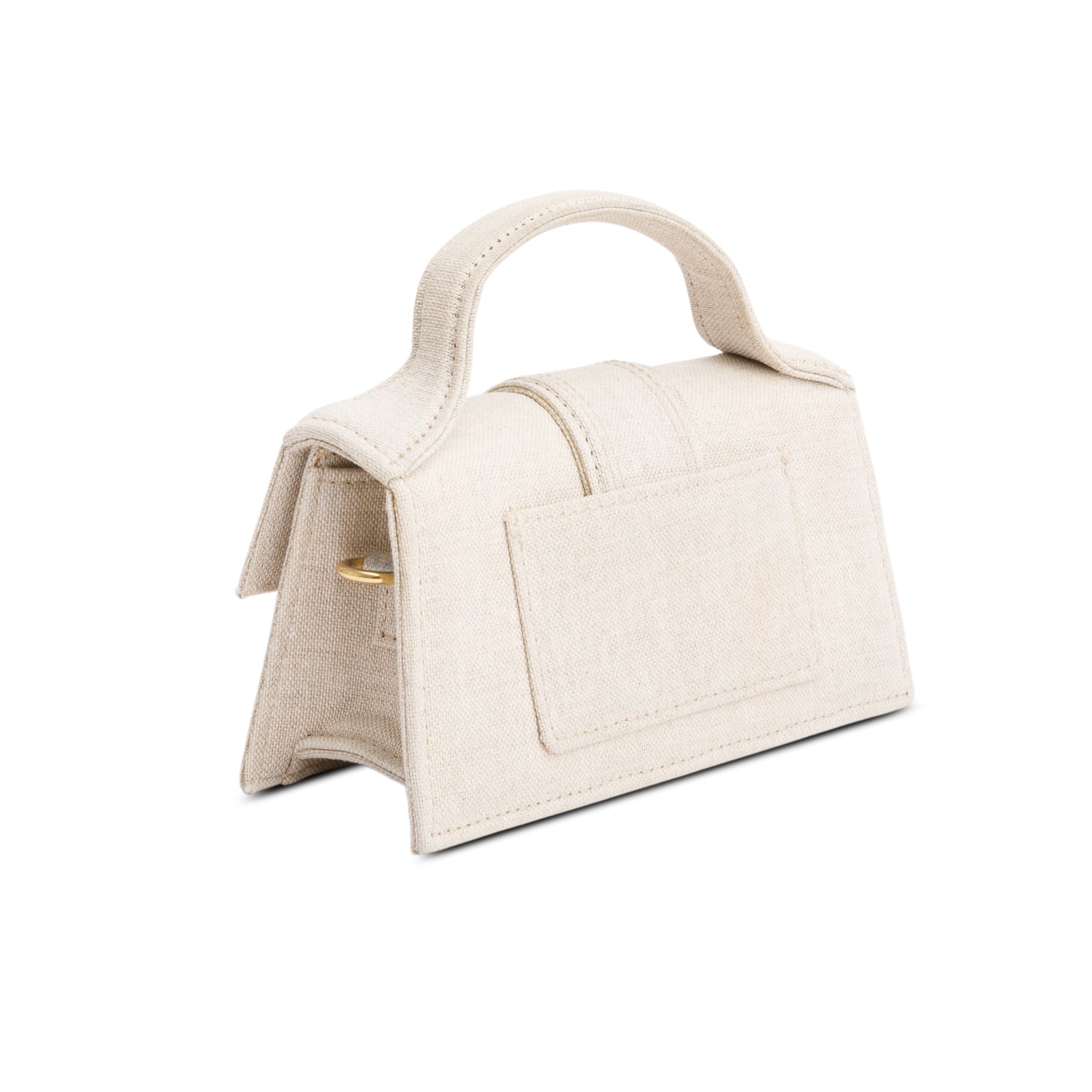 Jacquemus Linen Les Classique The Bambino Bag w/ Strap