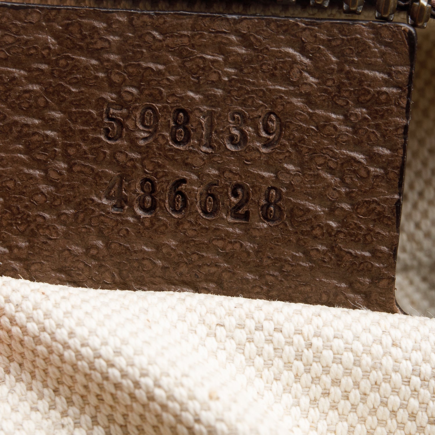 Gucci GG Supreme Monogram Web Ophidia Shoulder Bag w/ Strap