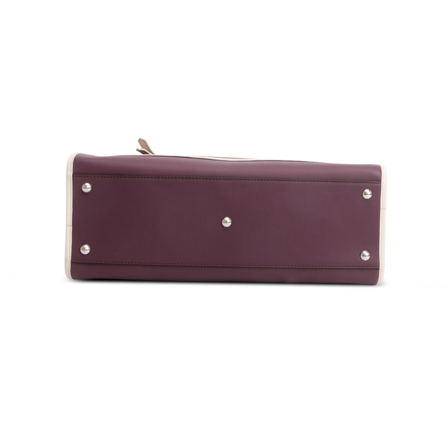 Fendi Purple Calfskin Medium Runaway Tote w/ Straps