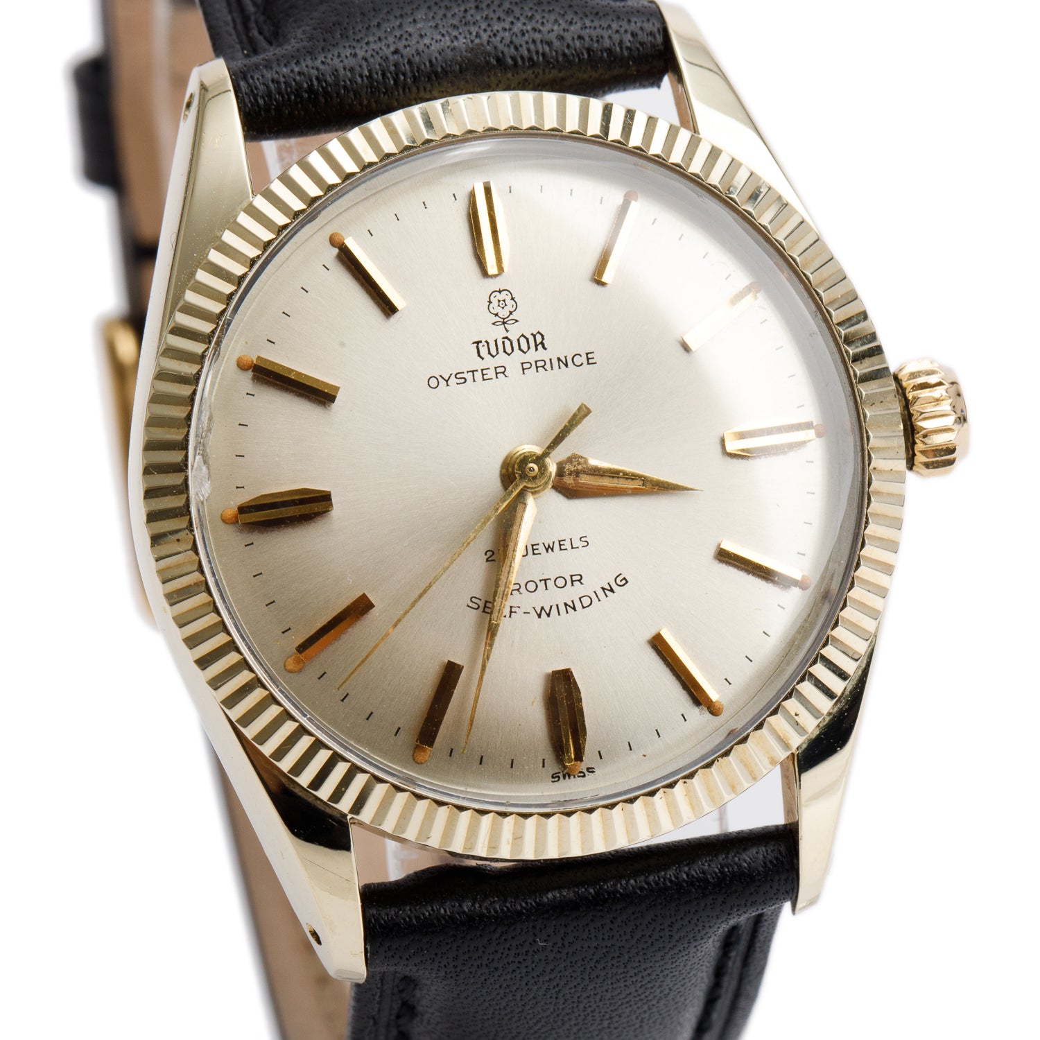 Tudor Vintage Stainless Steel & 14k Yellow Gold Oyster Prince 34 MM Automatic Watch