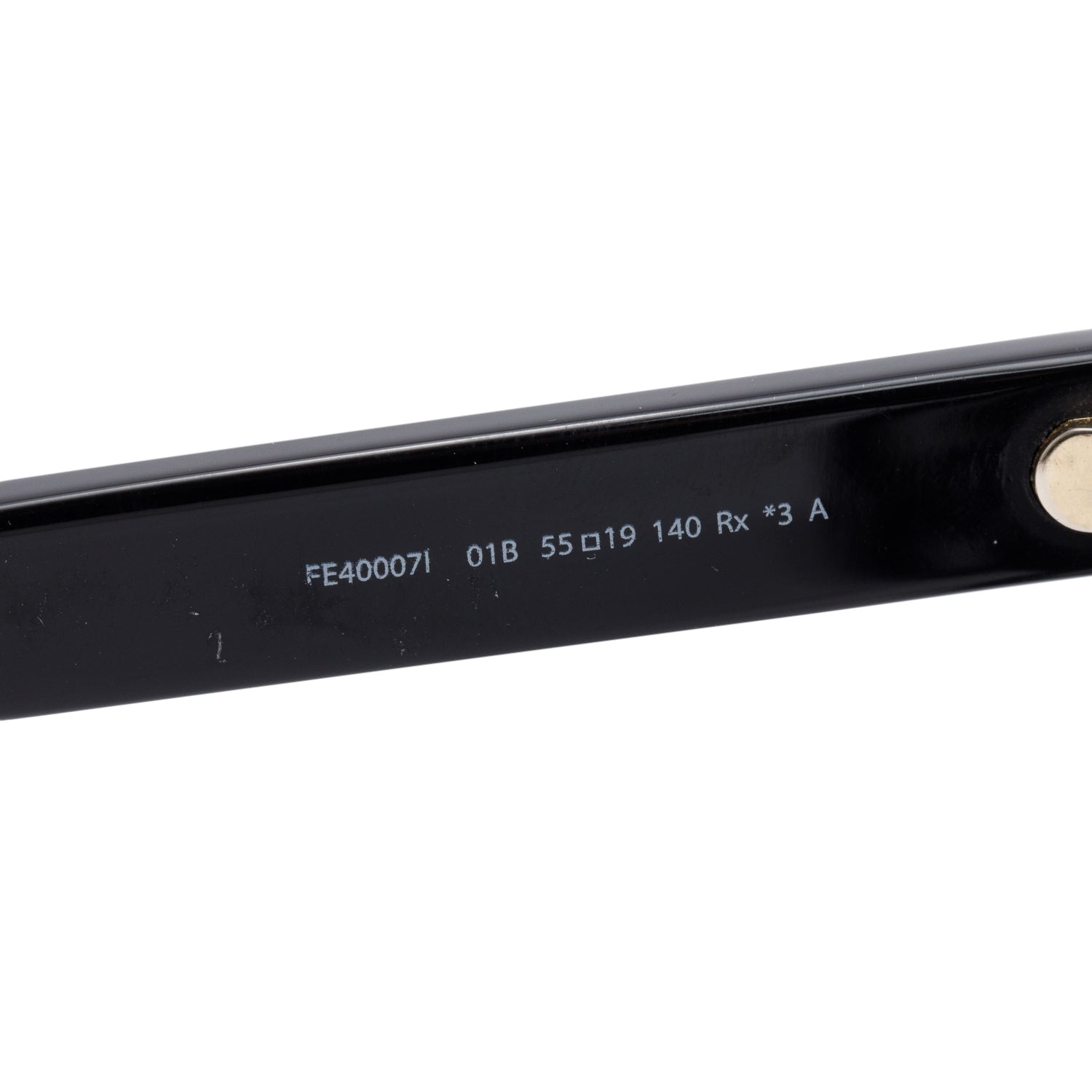 Fendi FE400071 Black Acetate Square Sunglasses w/ Box, Case & Authenticity Card