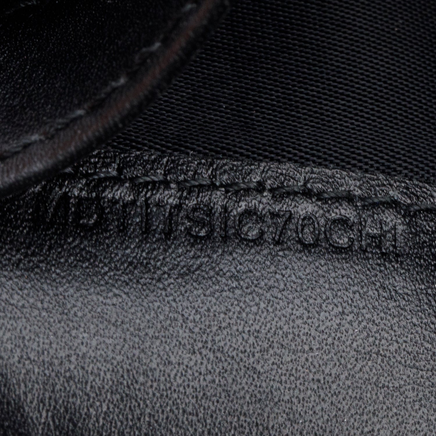 Burberry Black Embossed Leather Cavendish Check Continental Wallet w/ Box