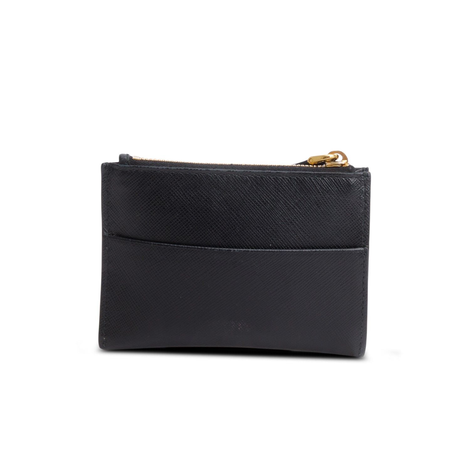 Prada Black Saffiano Leather Card Holder