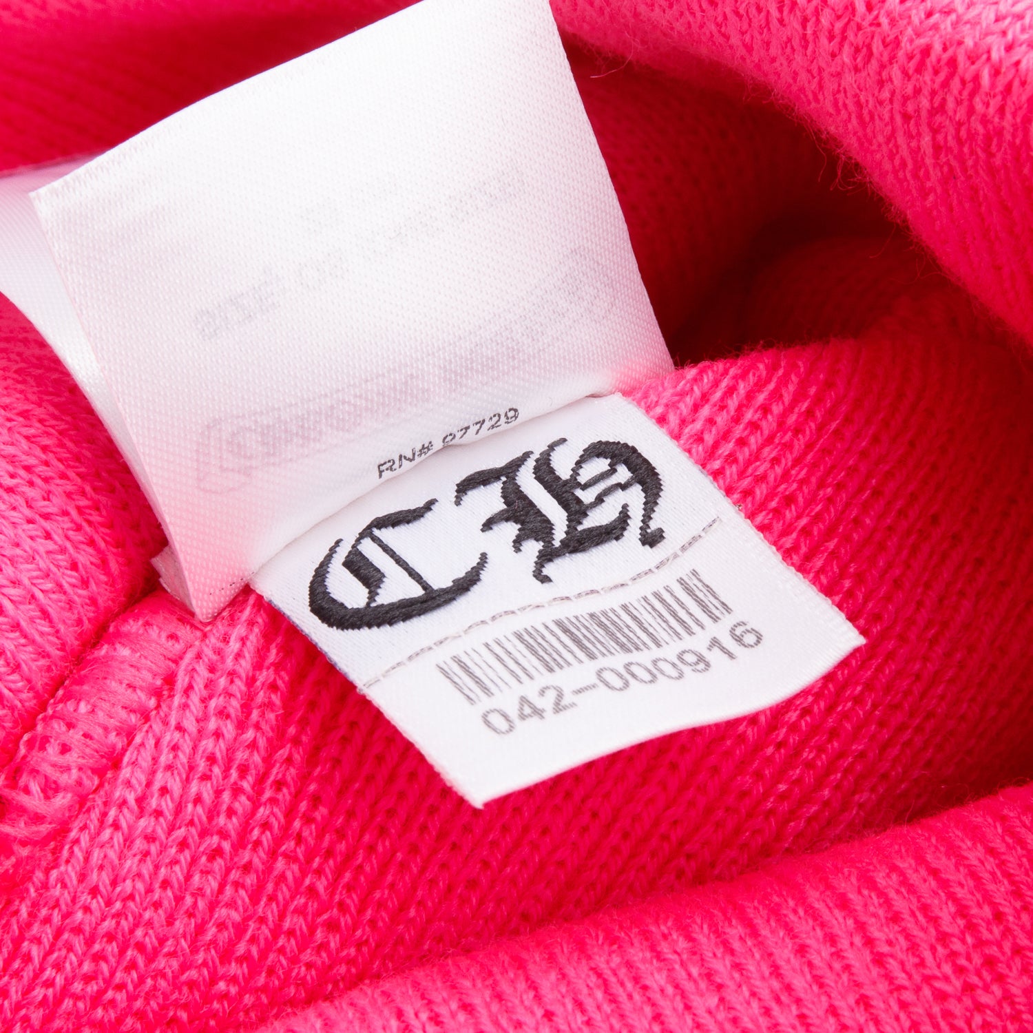 Chrome Hearts Pink Plus Cross Beanie