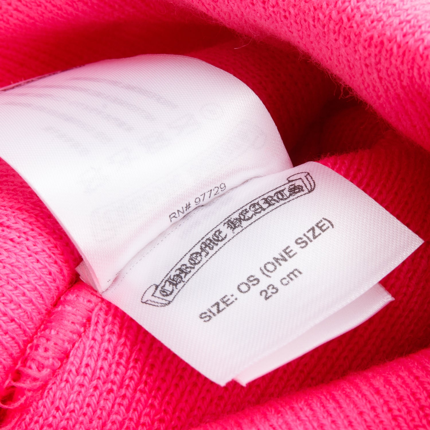 Chrome Hearts Pink Plus Cross Beanie