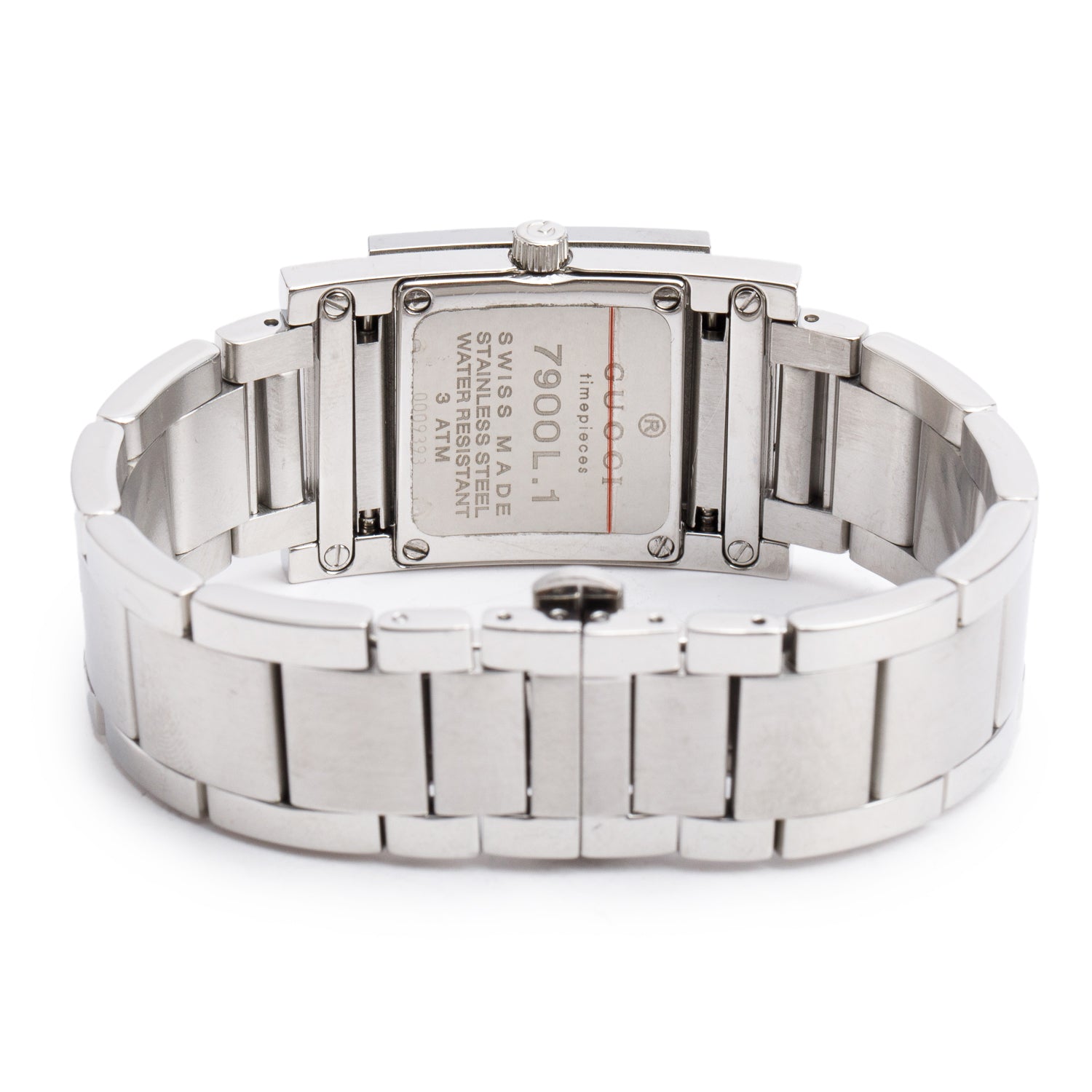 Gucci Stainless Steel 7900 Series Watch Black Dial