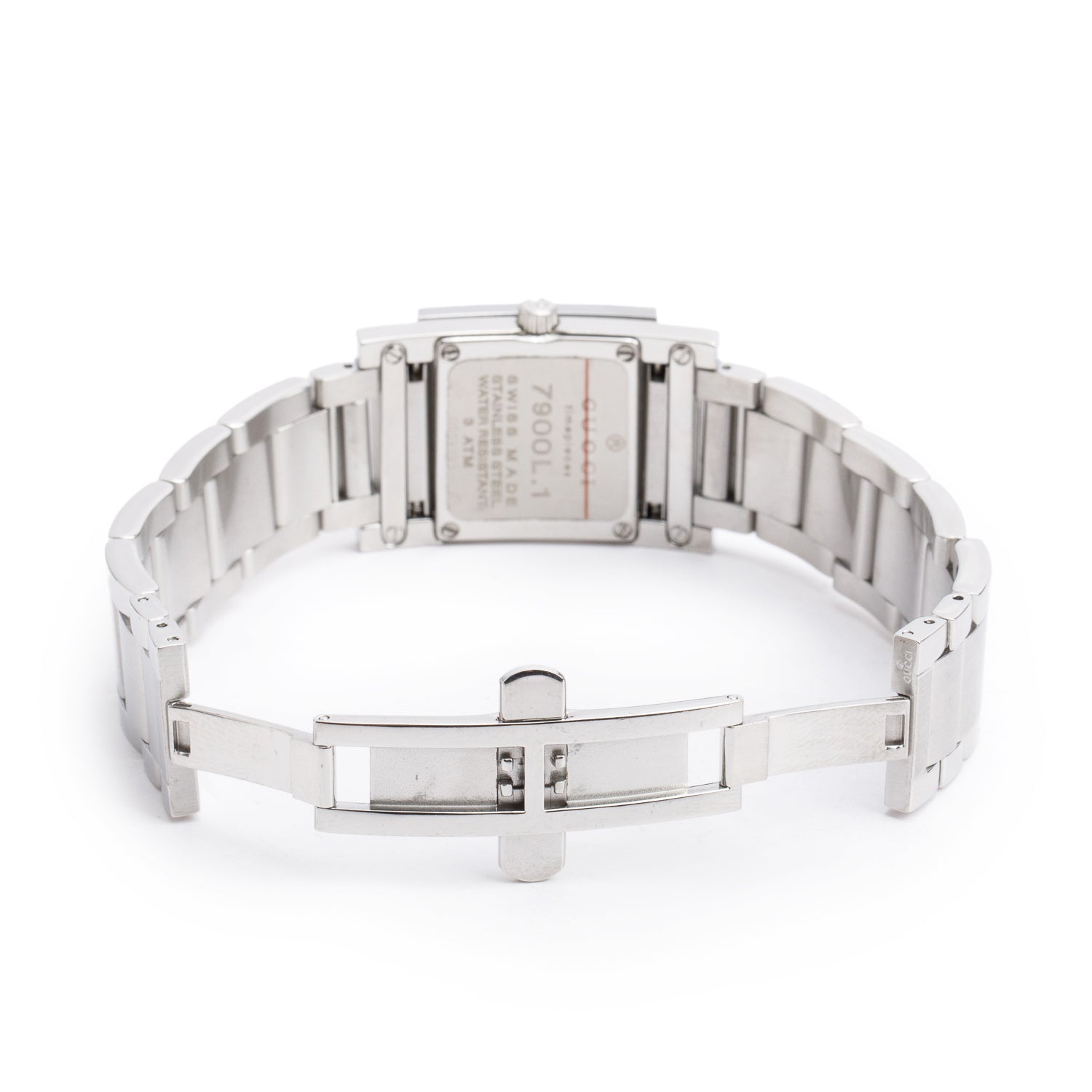 Gucci Stainless Steel 7900 Series Watch Black Dial