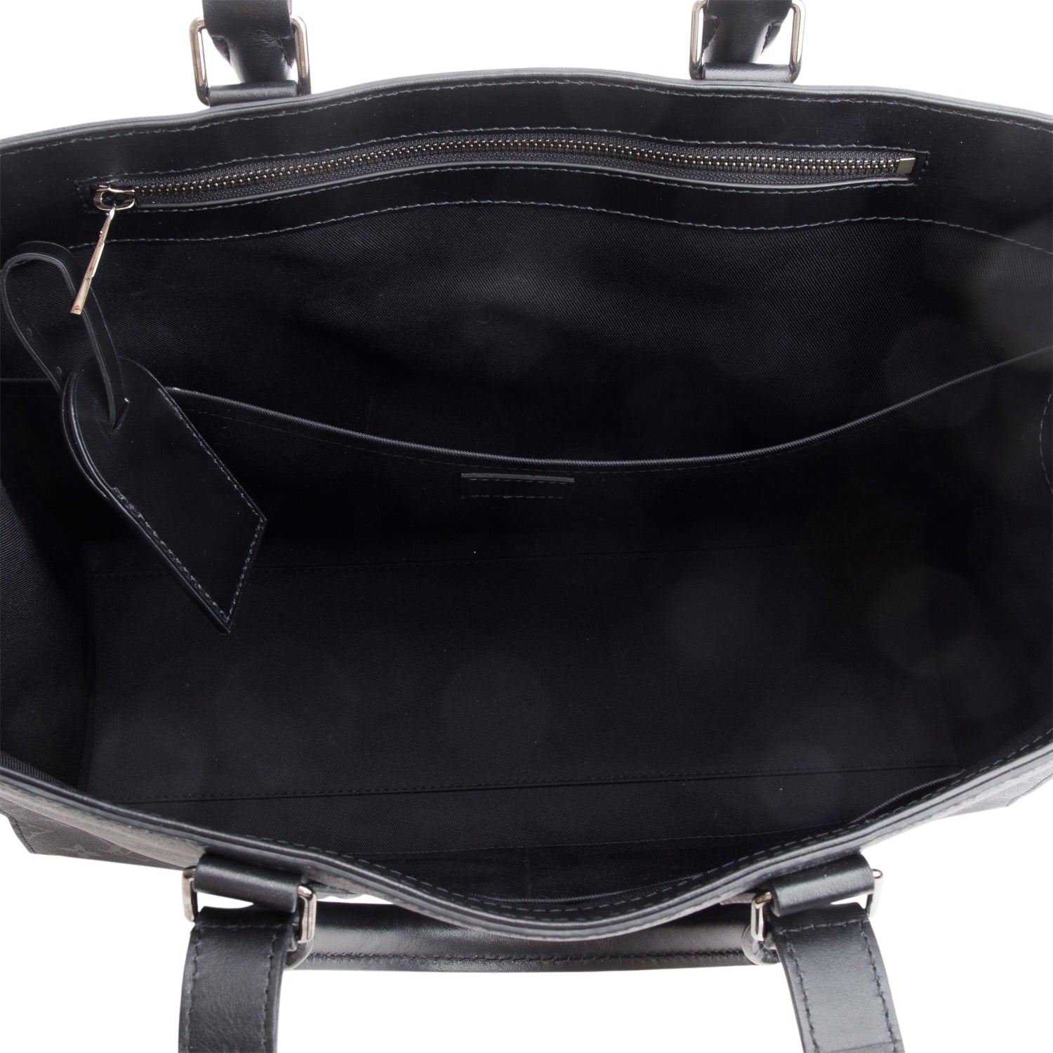 Louis Vuitton Black Monogram Eclipse Sac Plat 24H