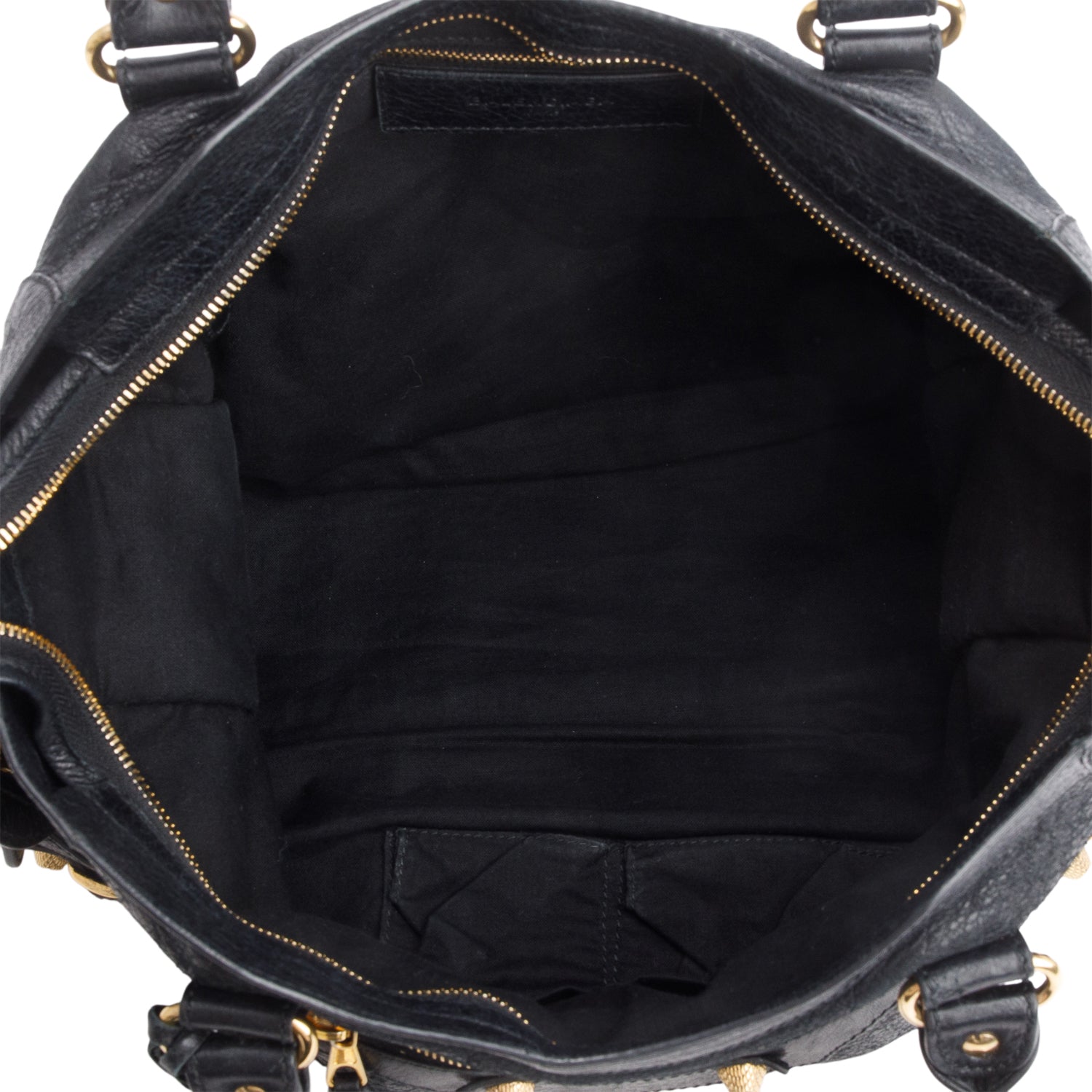 Balenciaga Black Agneau Leather Le City Medium Bag