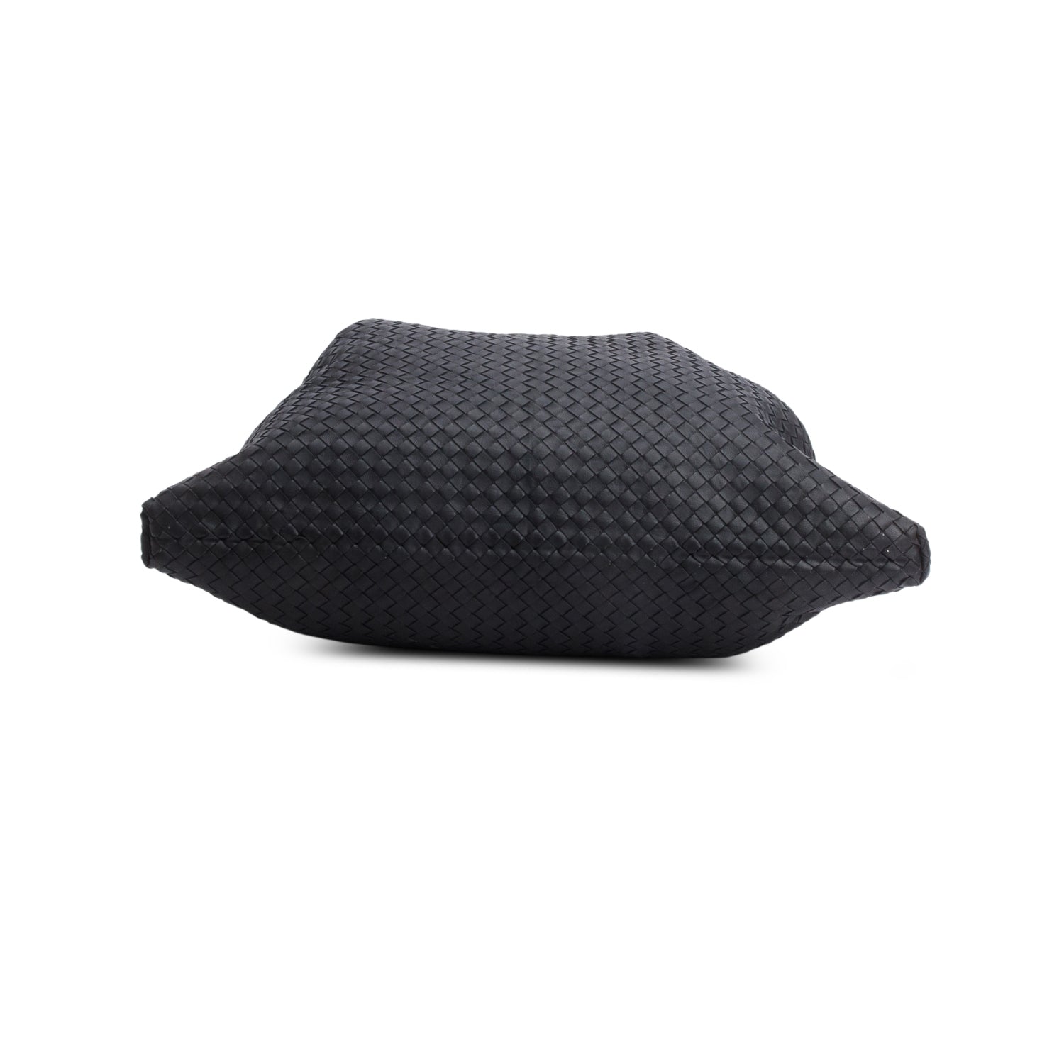 Bottega Veneta Black Nappa Intrecciato Maxi Convertible Tote w/ Strap