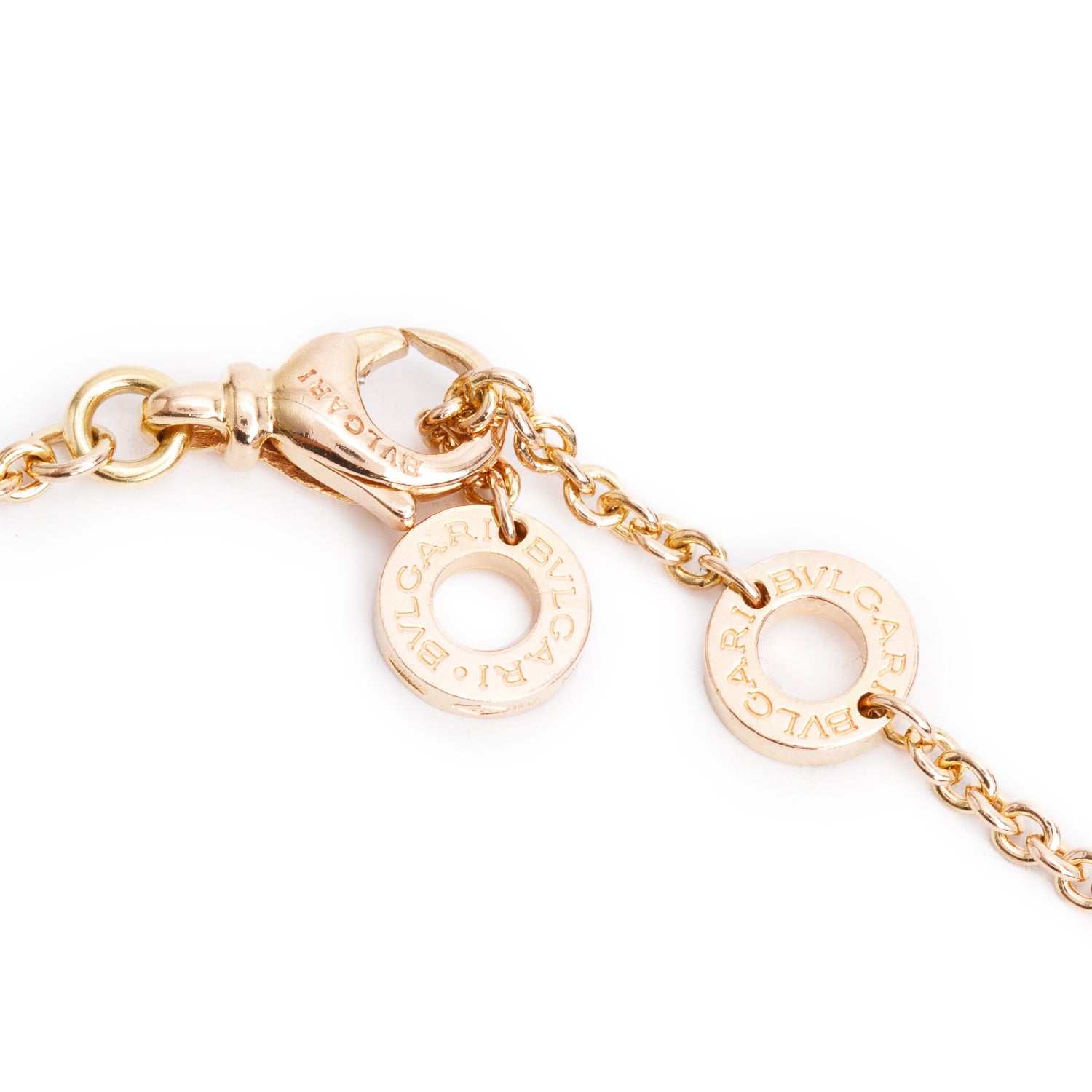 BVLGARI BVLGARI 18k Rose Gold Sapphire & Tsavorite Sorbet Pendant Necklace