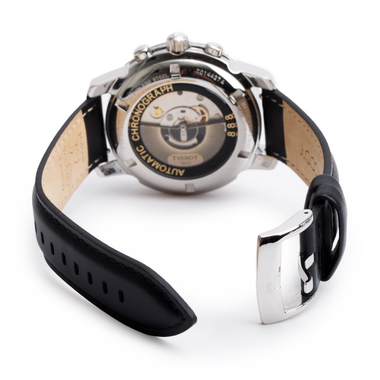 Tissot Stainless Steel Black Dial PRC 200 43 MM Automatic Chronograph Watch Black Dial