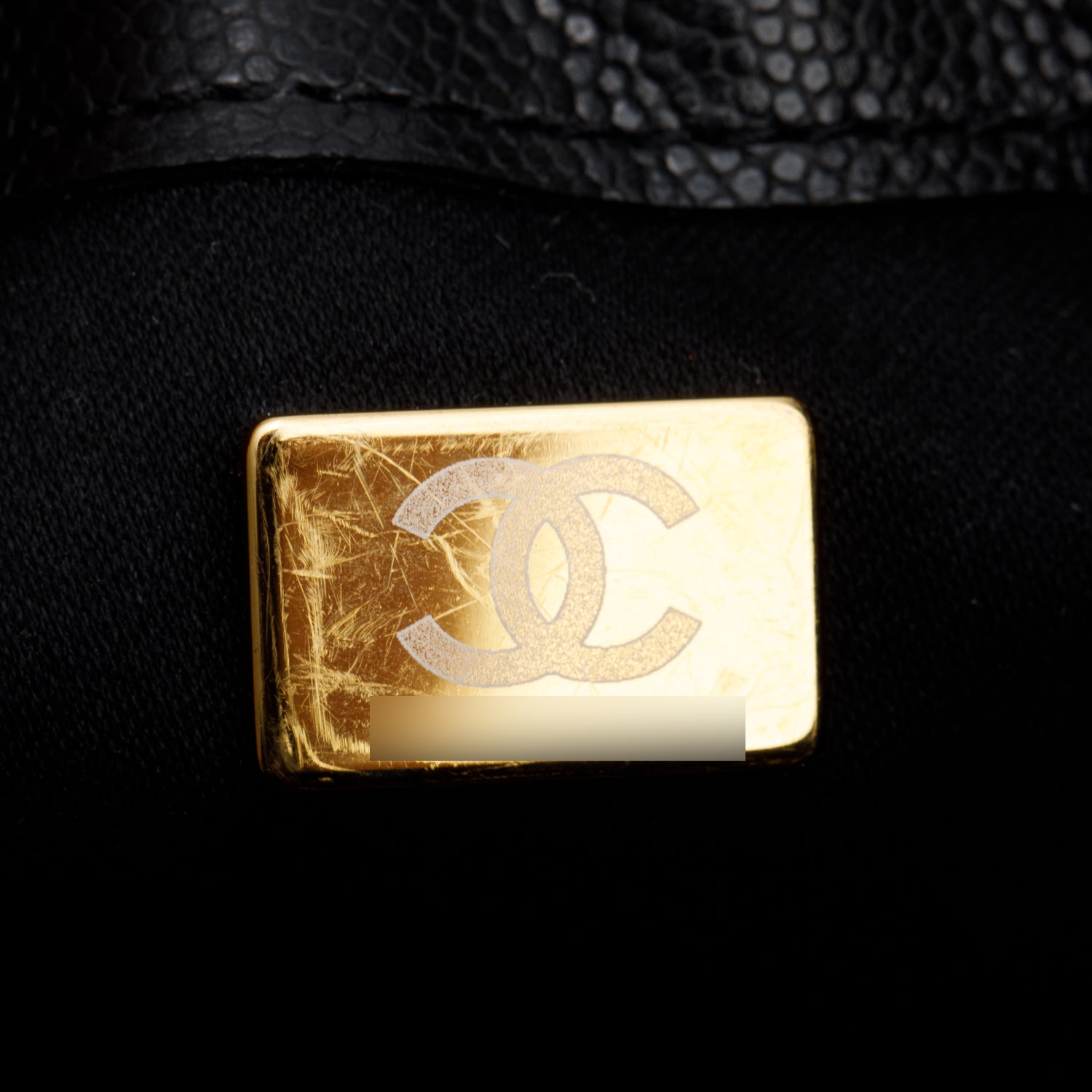 Chanel 2025 Black Caviar Leather 25 Small Bucket Bag w/ Box & Receipt