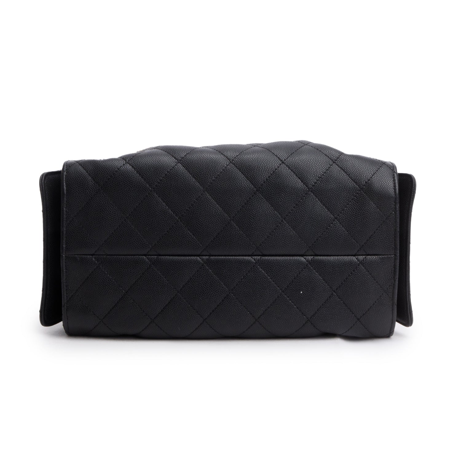 Chanel 2025 Black Caviar Leather 25 Small Bucket Bag w/ Box & Receipt