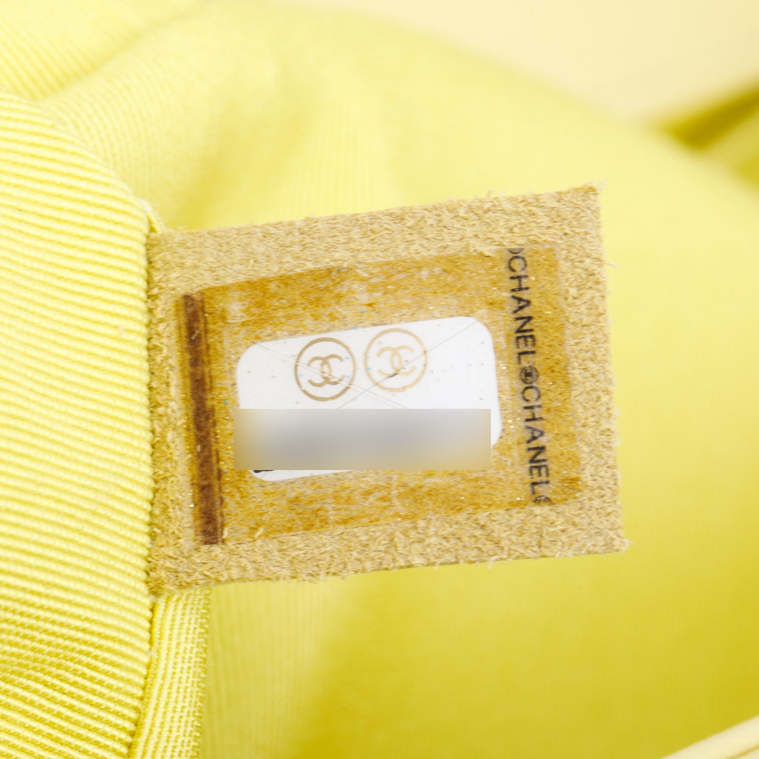 Chanel Yellow Quilted Lambskin Leather Medium Boy Bag w/ Authenticity Card