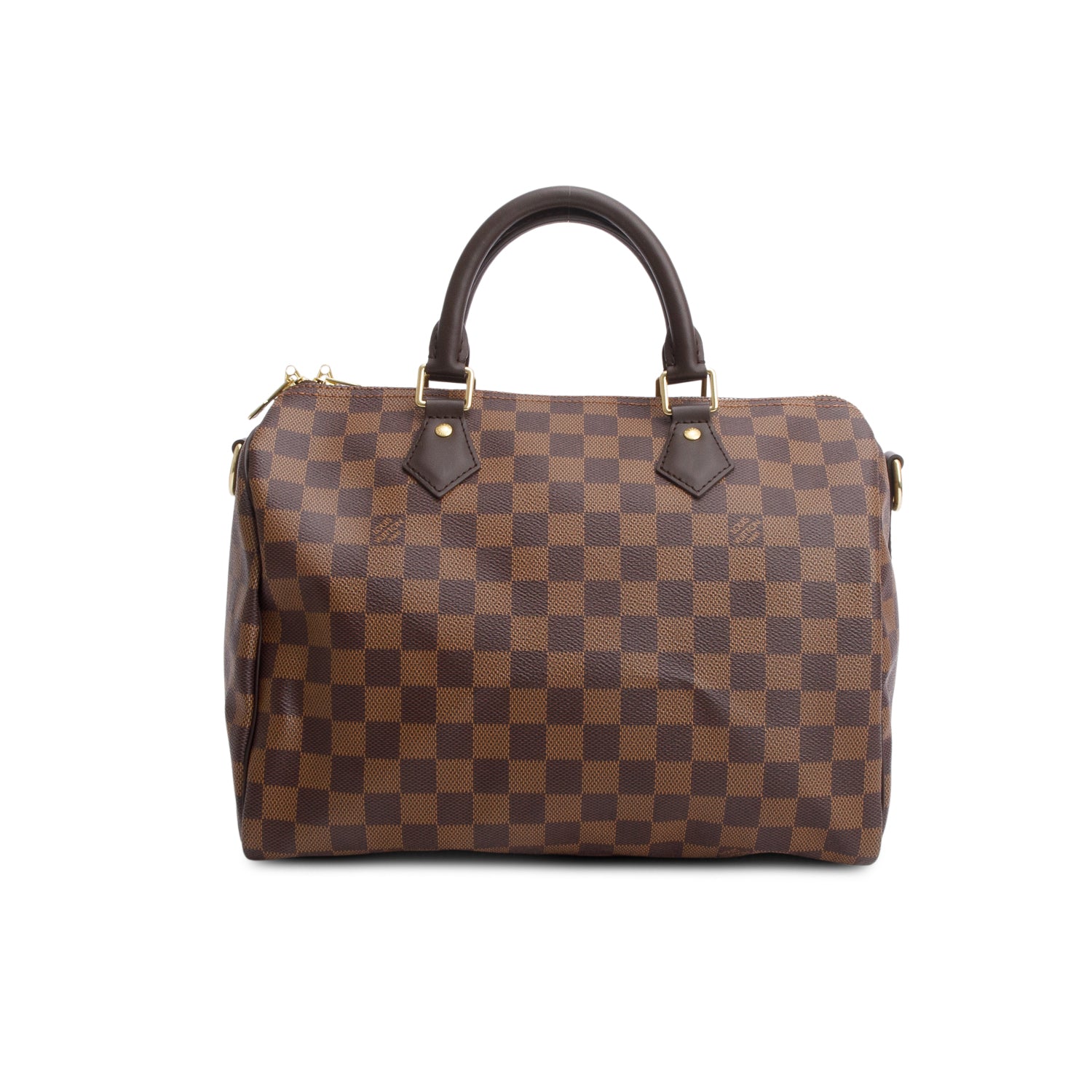 Louis Vuitton 2022 Damier Ebene Speedy Bandouliere 30 w/ Strap & Receipt