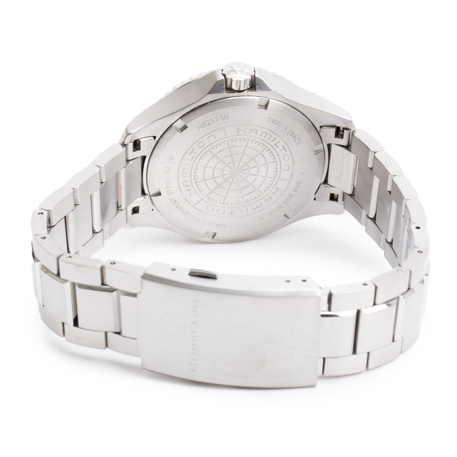 Hamilton 2023 Stainless Steel Khaki Navy Scuba 40 MM Automatic Watch Green Dial H823750 w/ Box & Papers