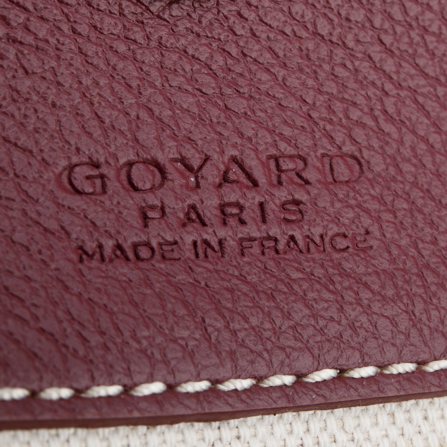 Goyard Burgundy Monogram Saint Louis GM w/ Pouch