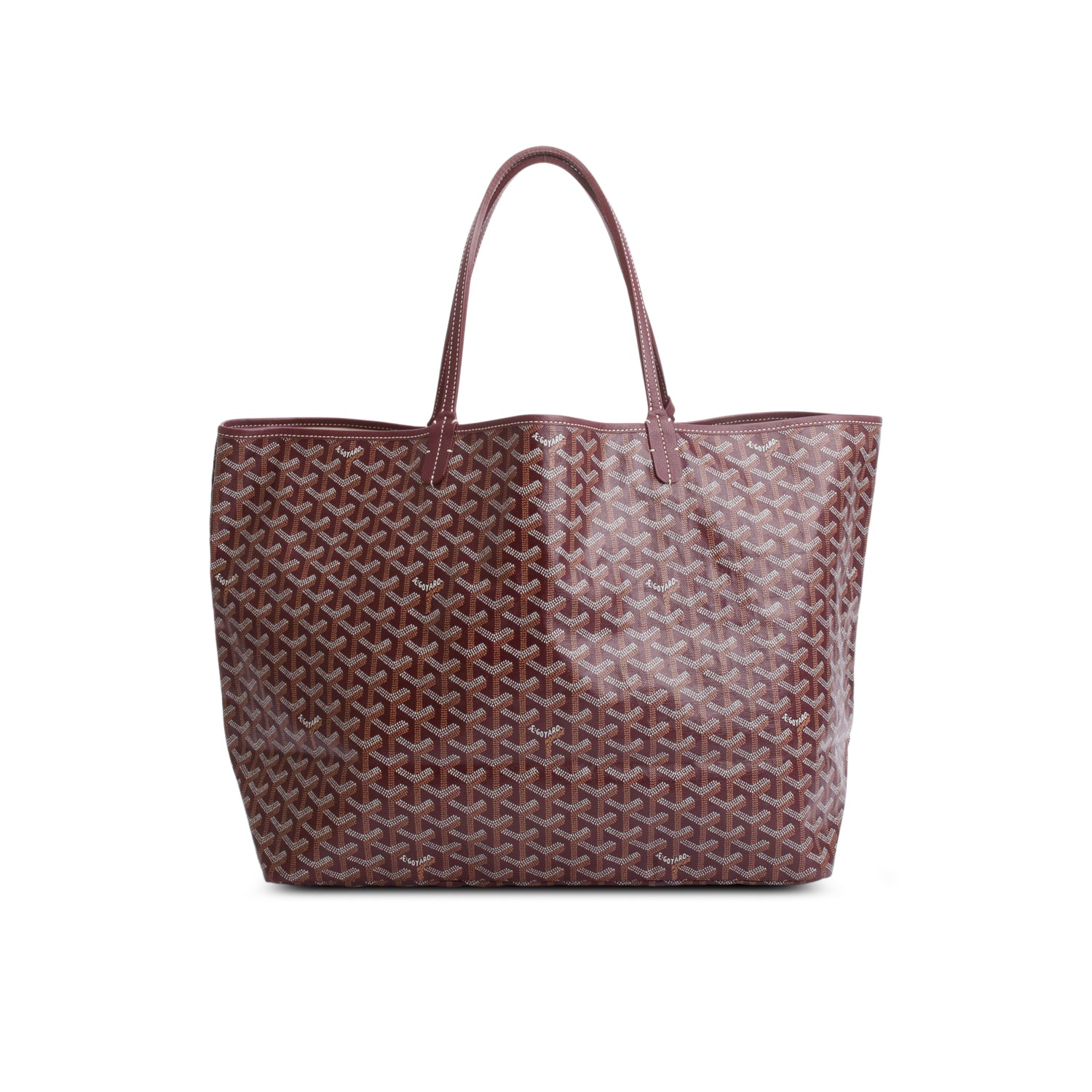 Goyard Burgundy Monogram Saint Louis GM w/ Pouch