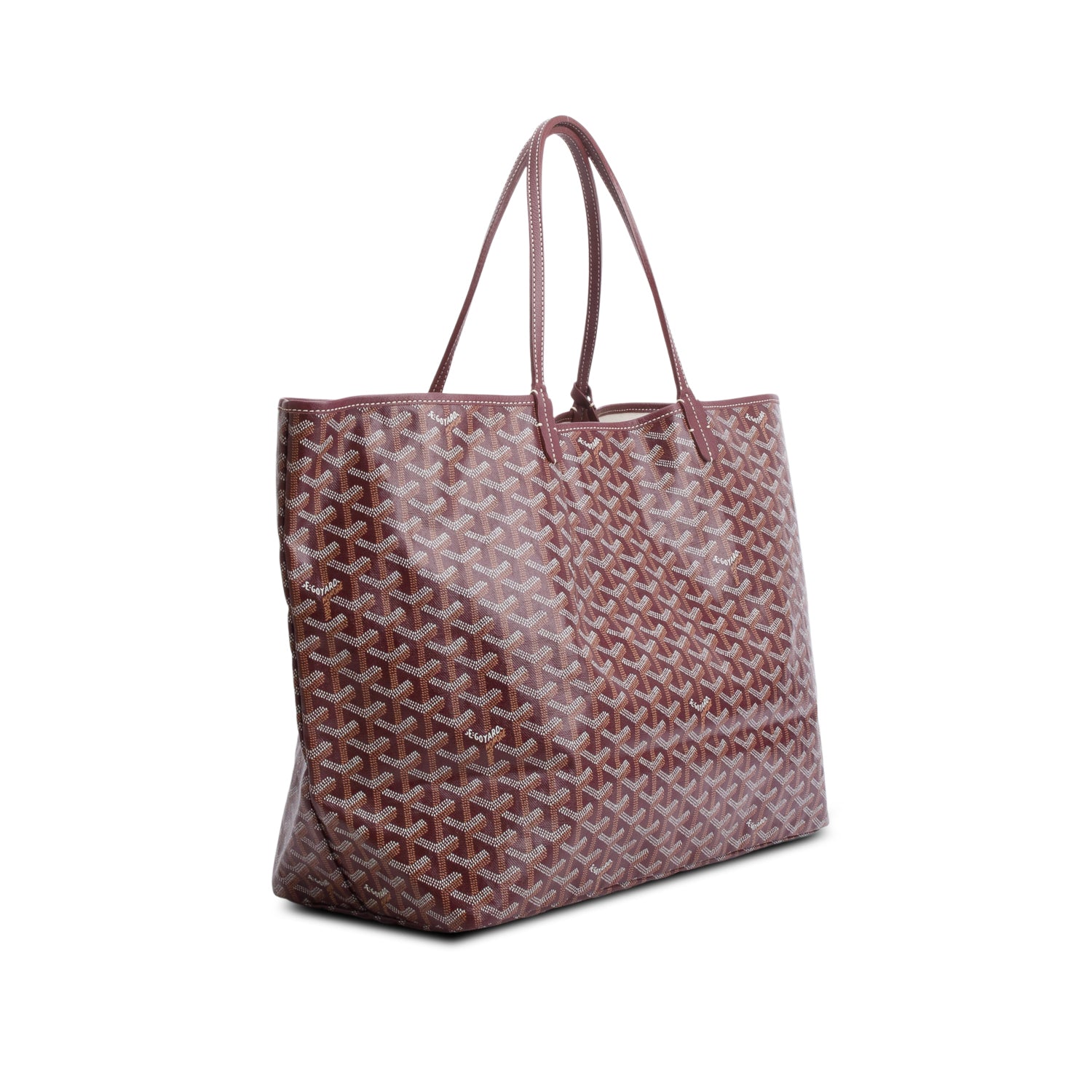 Goyard Burgundy Monogram Saint Louis GM w/ Pouch