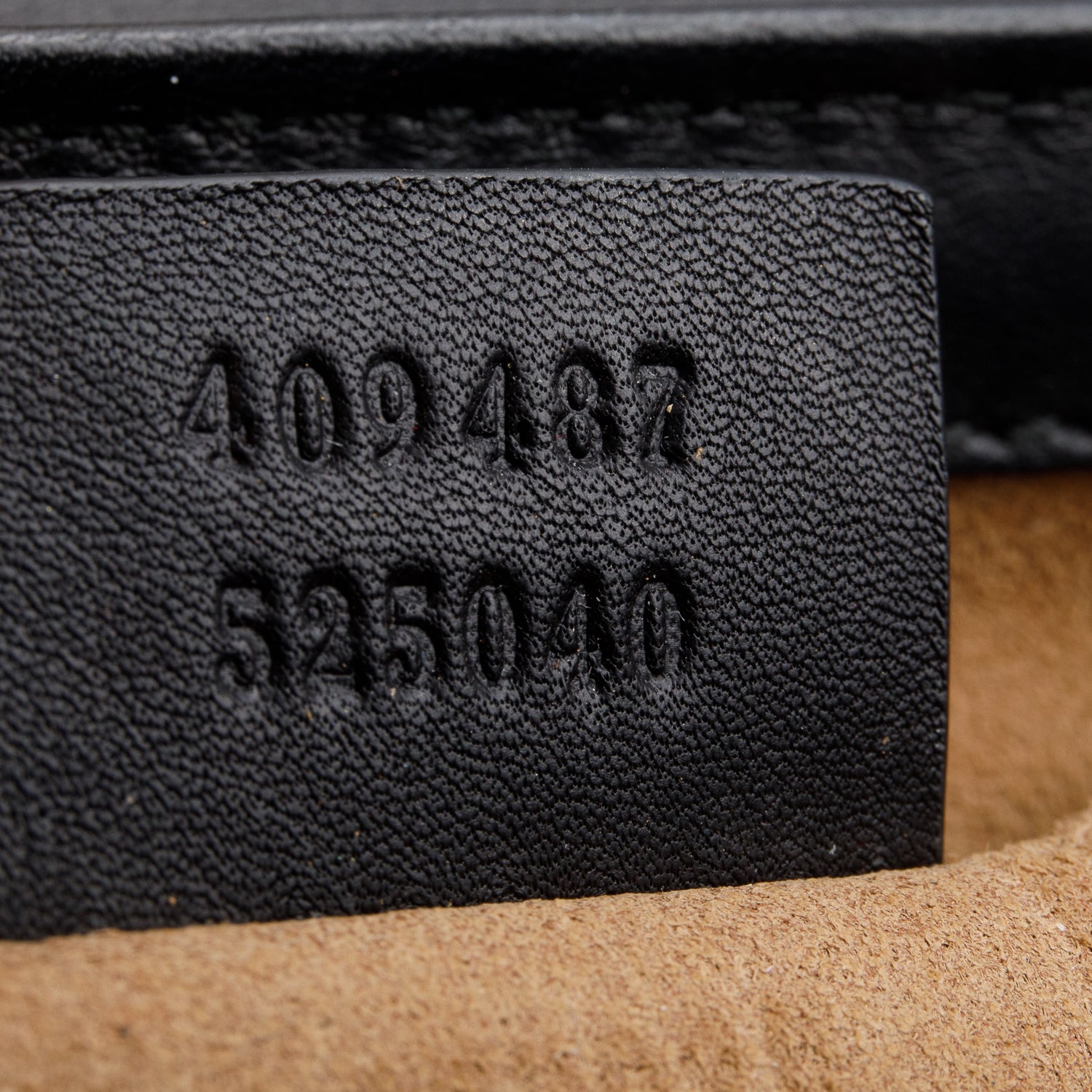 Gucci Black GG Supreme Monogram Calfskin Mini Padlock Chain Shoulder Bag